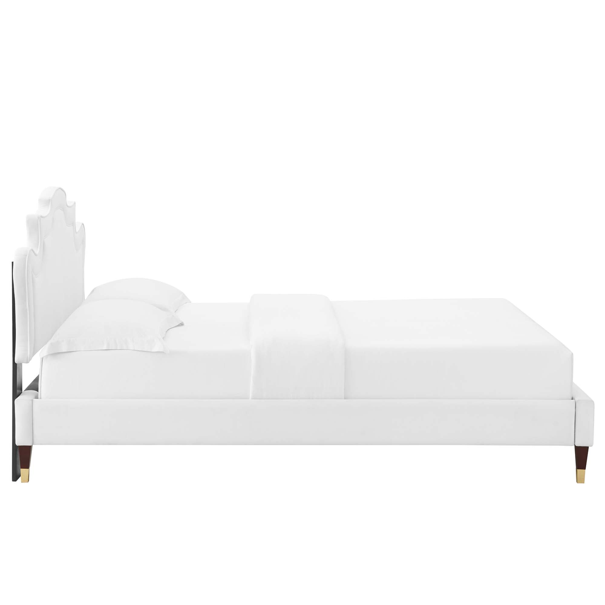 Neena Performance Velvet King Bed