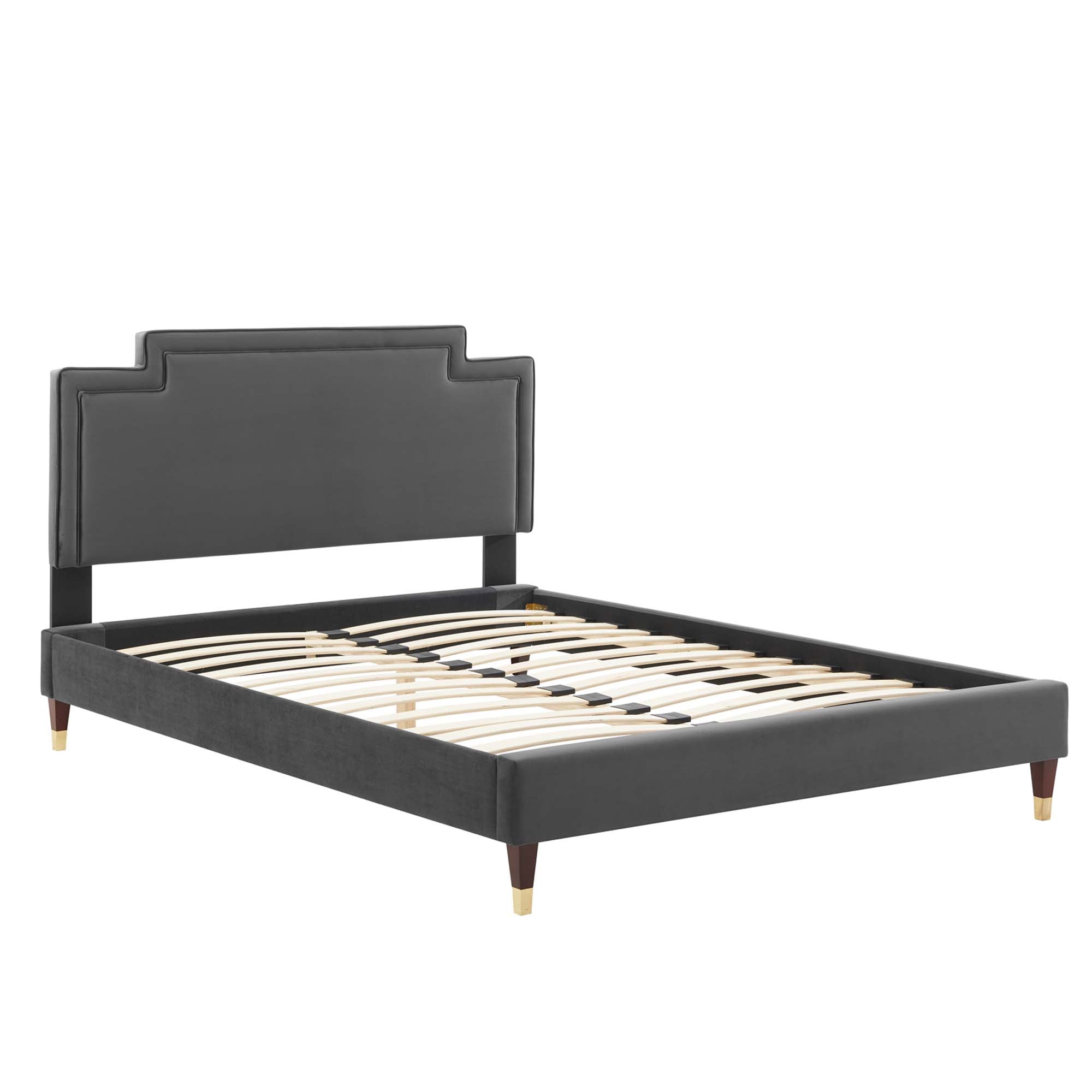 Liva Performance Velvet King Bed