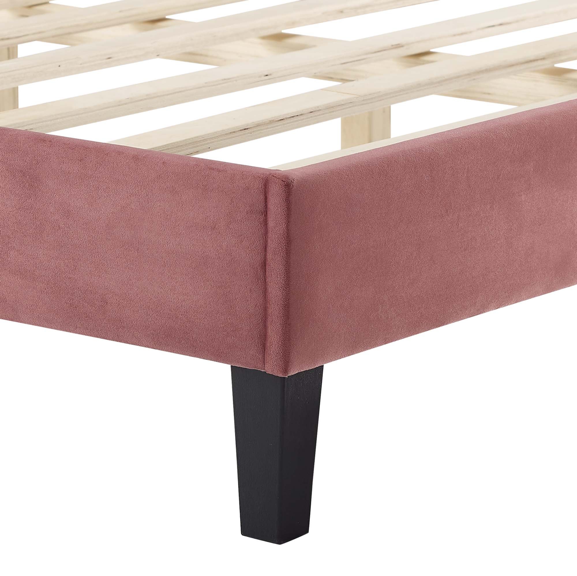 Sasha Button-Tufted Performance Velvet King Bed