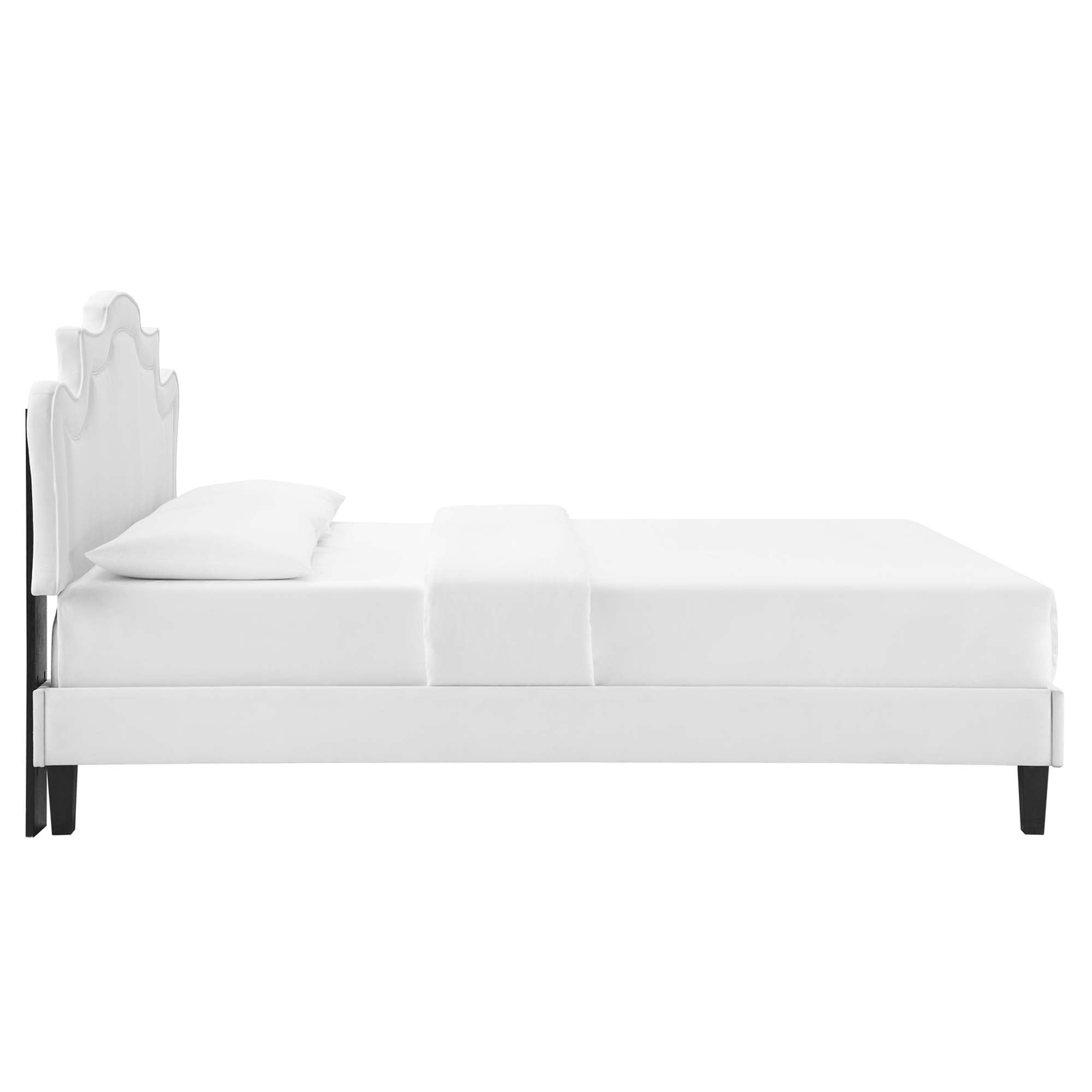 Neena Performance Velvet King Bed