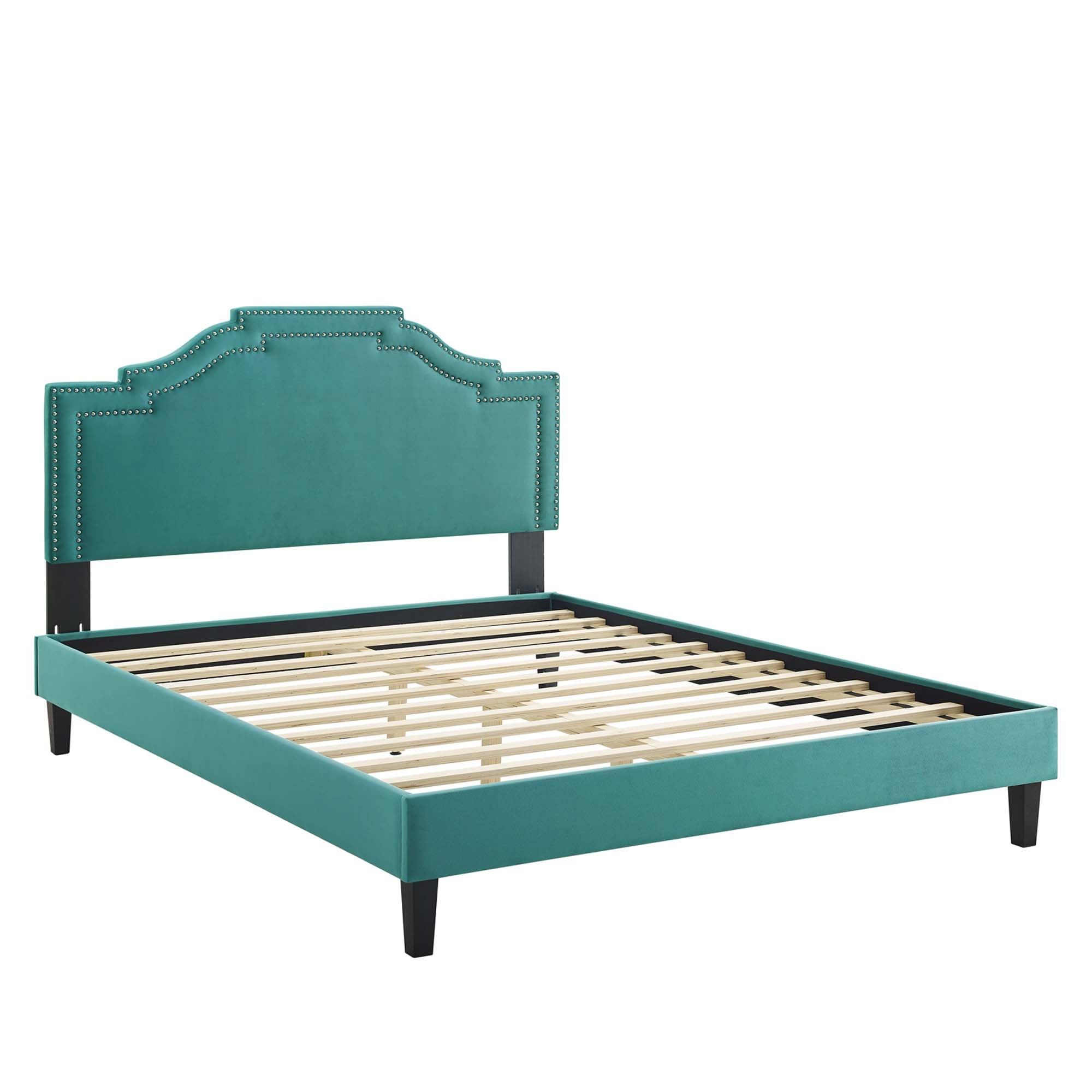 Adelaide Performance Velvet Full Platform Bed