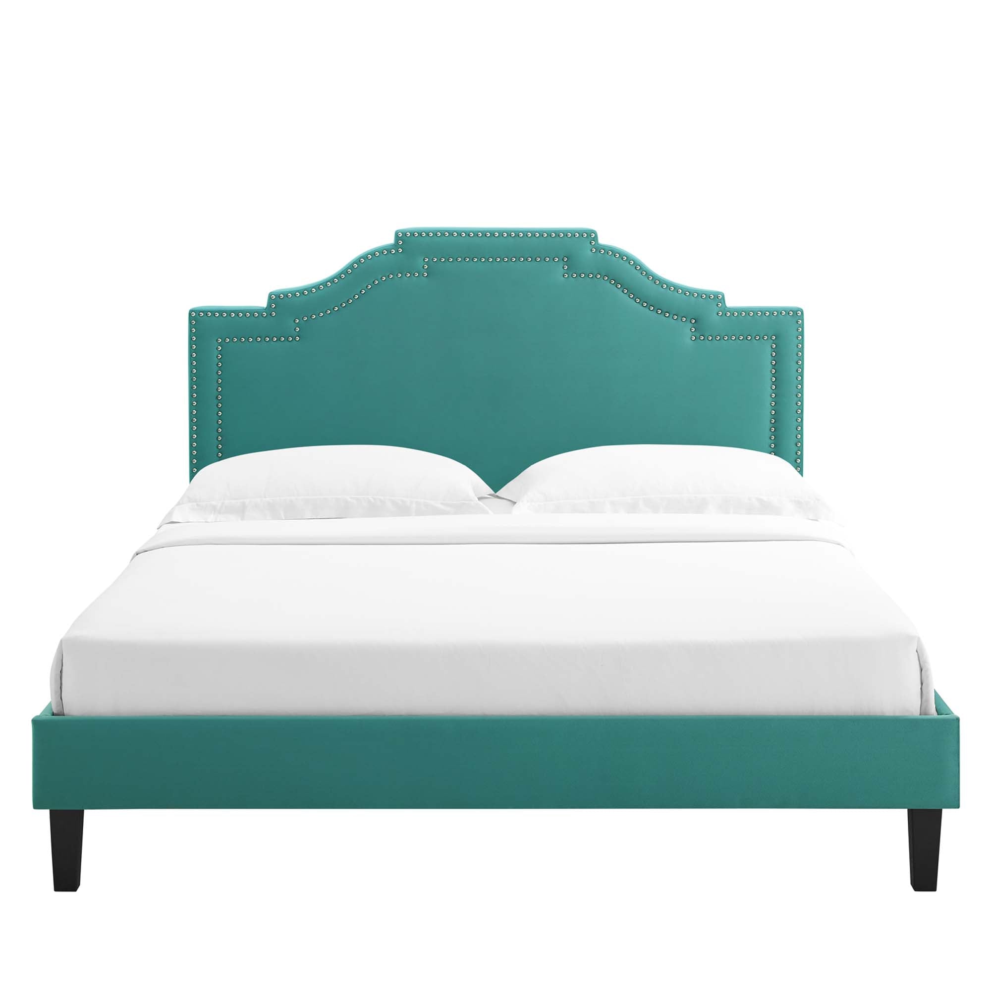 Adelaide Performance Velvet Full Platform Bed