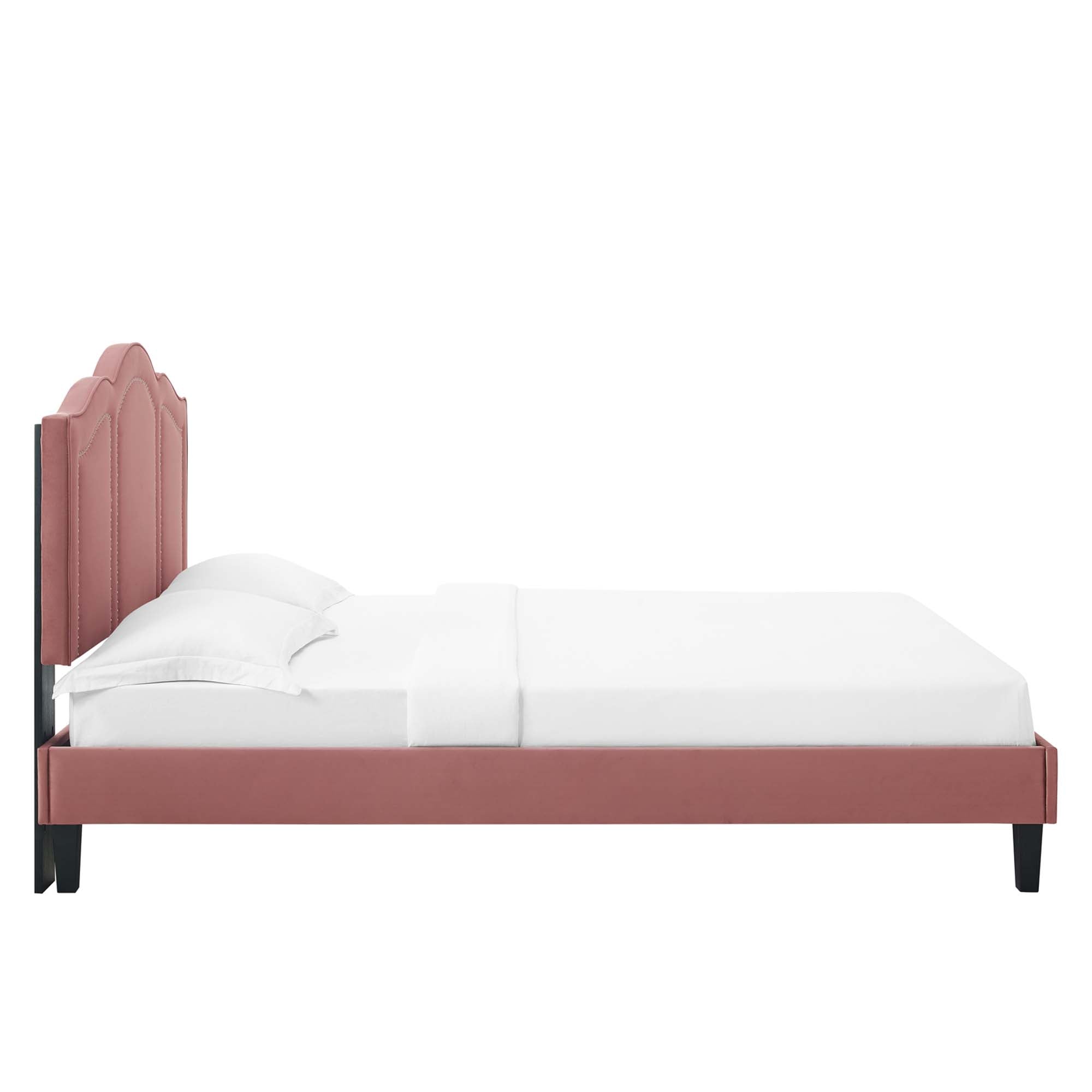 Emerson Performance Velvet King Platform Bed