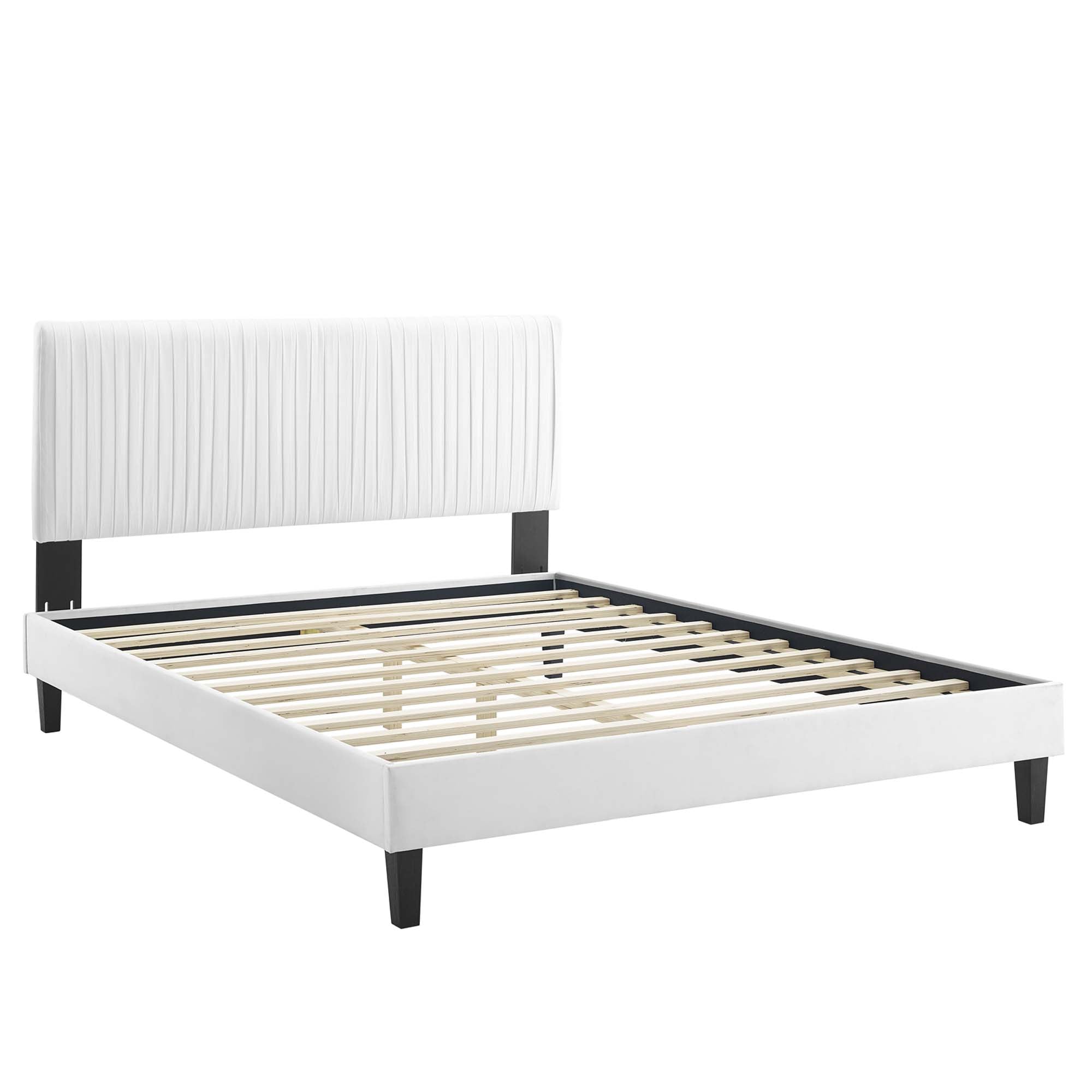 Peyton Performance Velvet Full Platform Bed