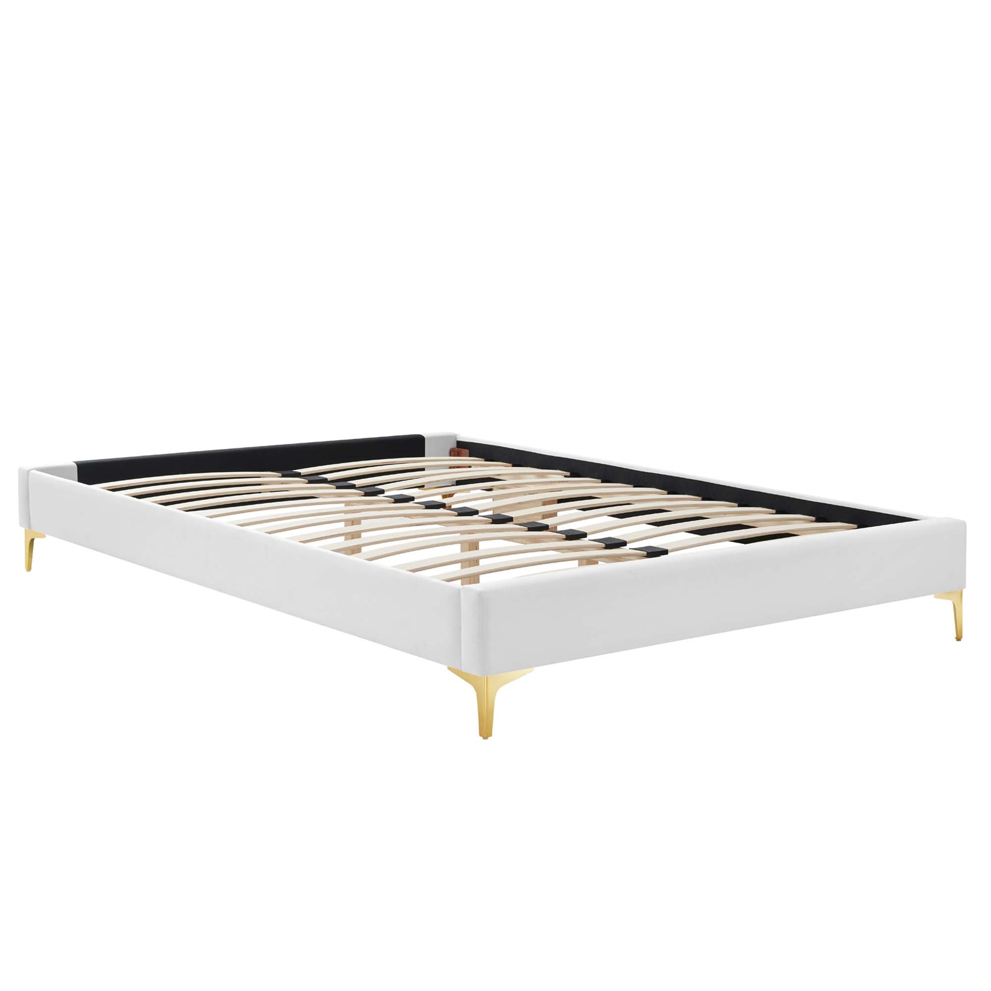 Elise King Performance Velvet Platform Bed