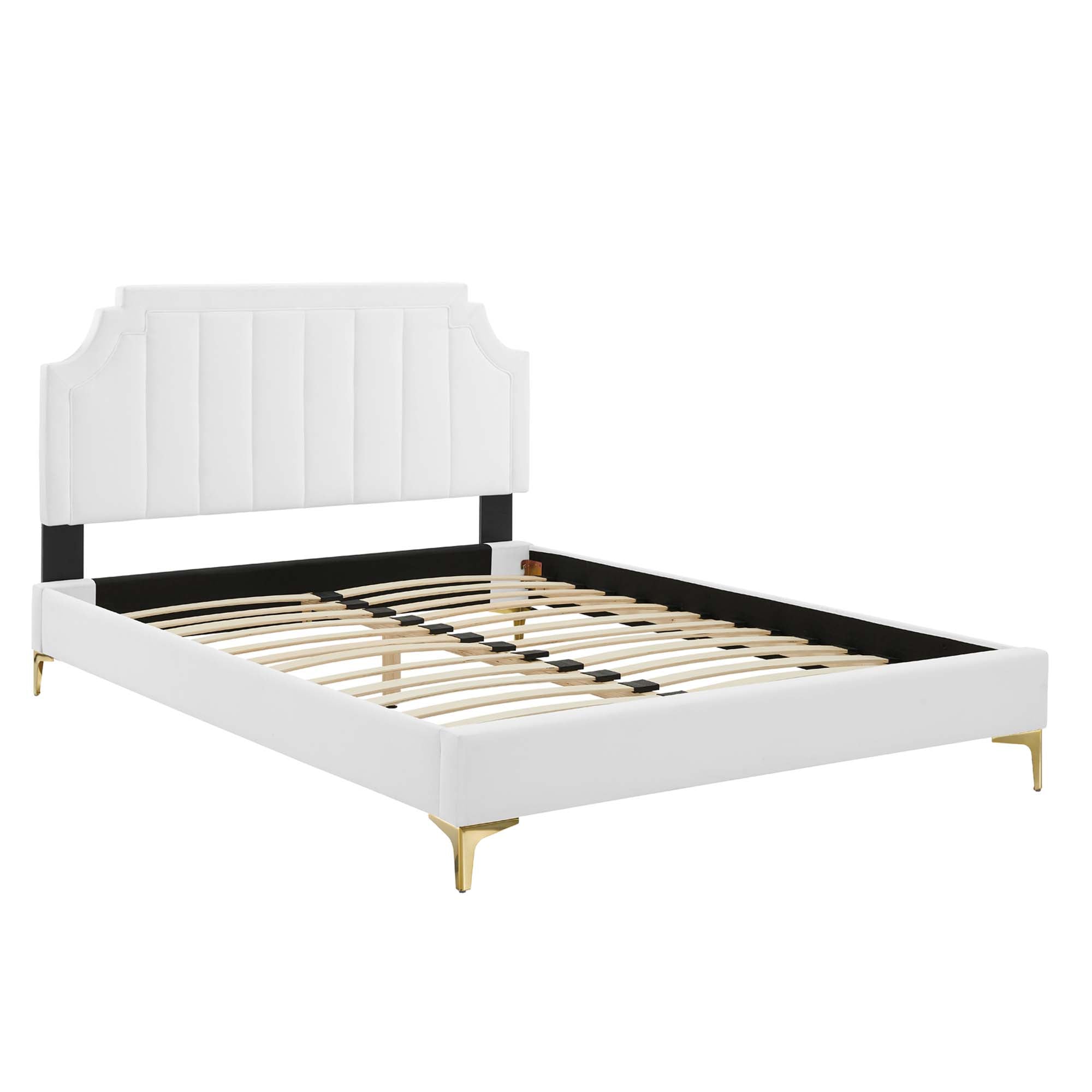 Sienna Performance Velvet Full Platform Bed