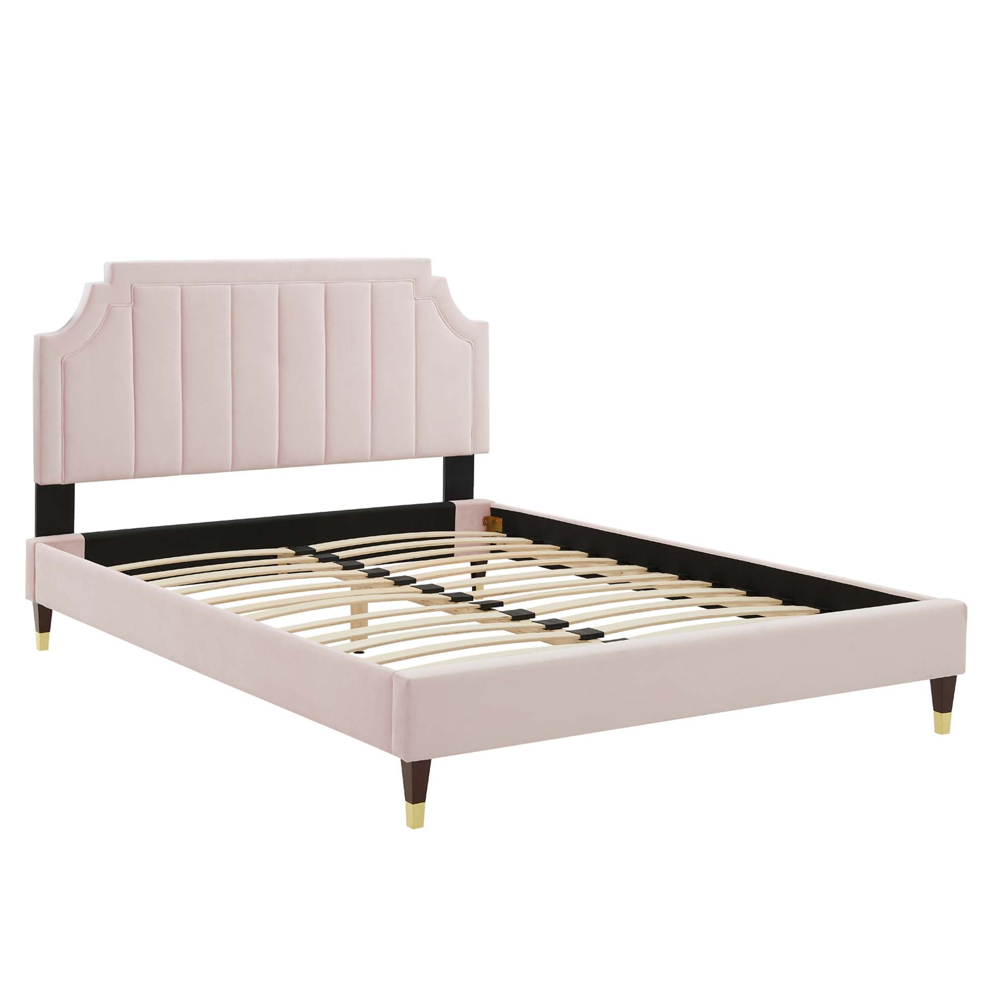 Sienna Performance Velvet King Platform Bed