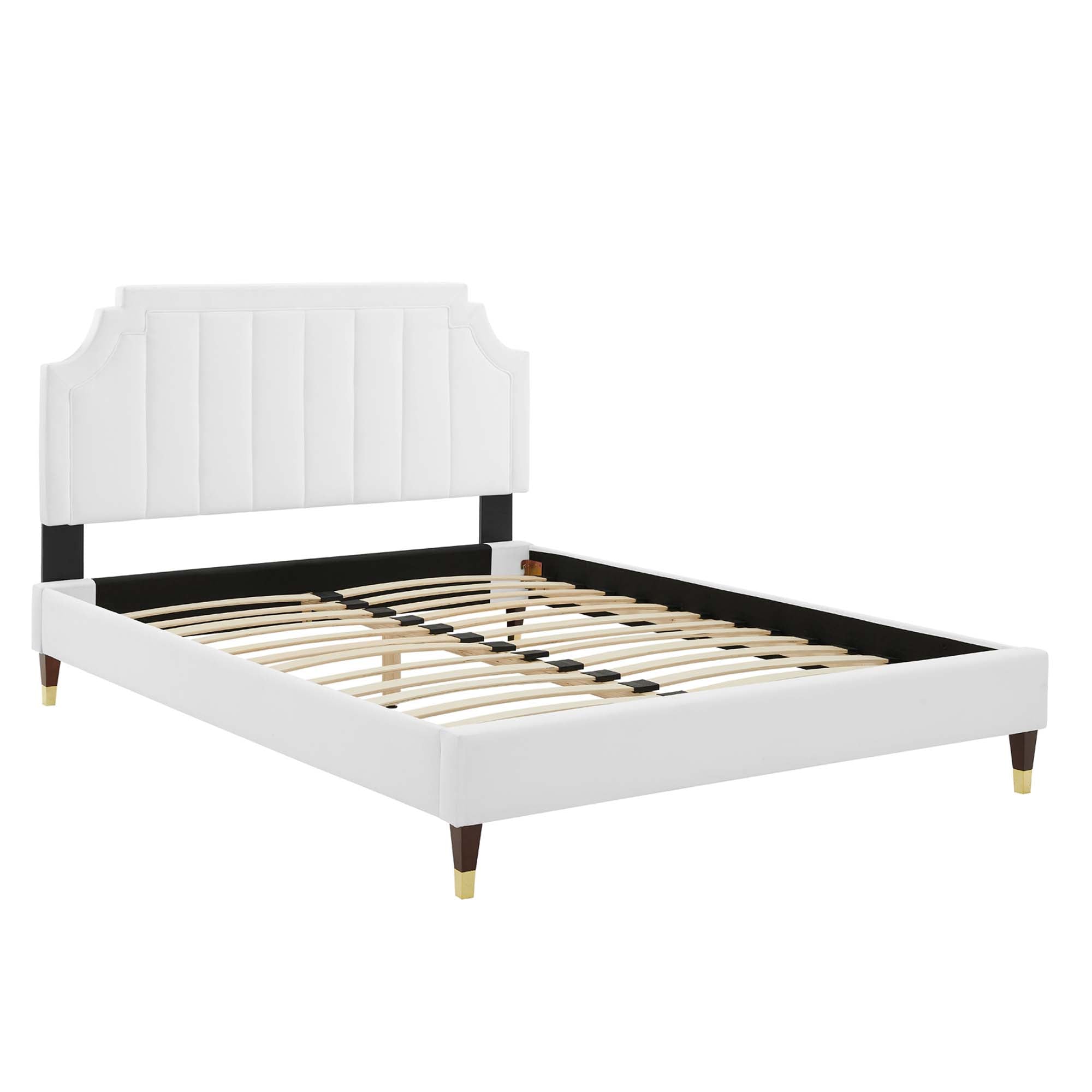 Sienna Performance Velvet King Platform Bed