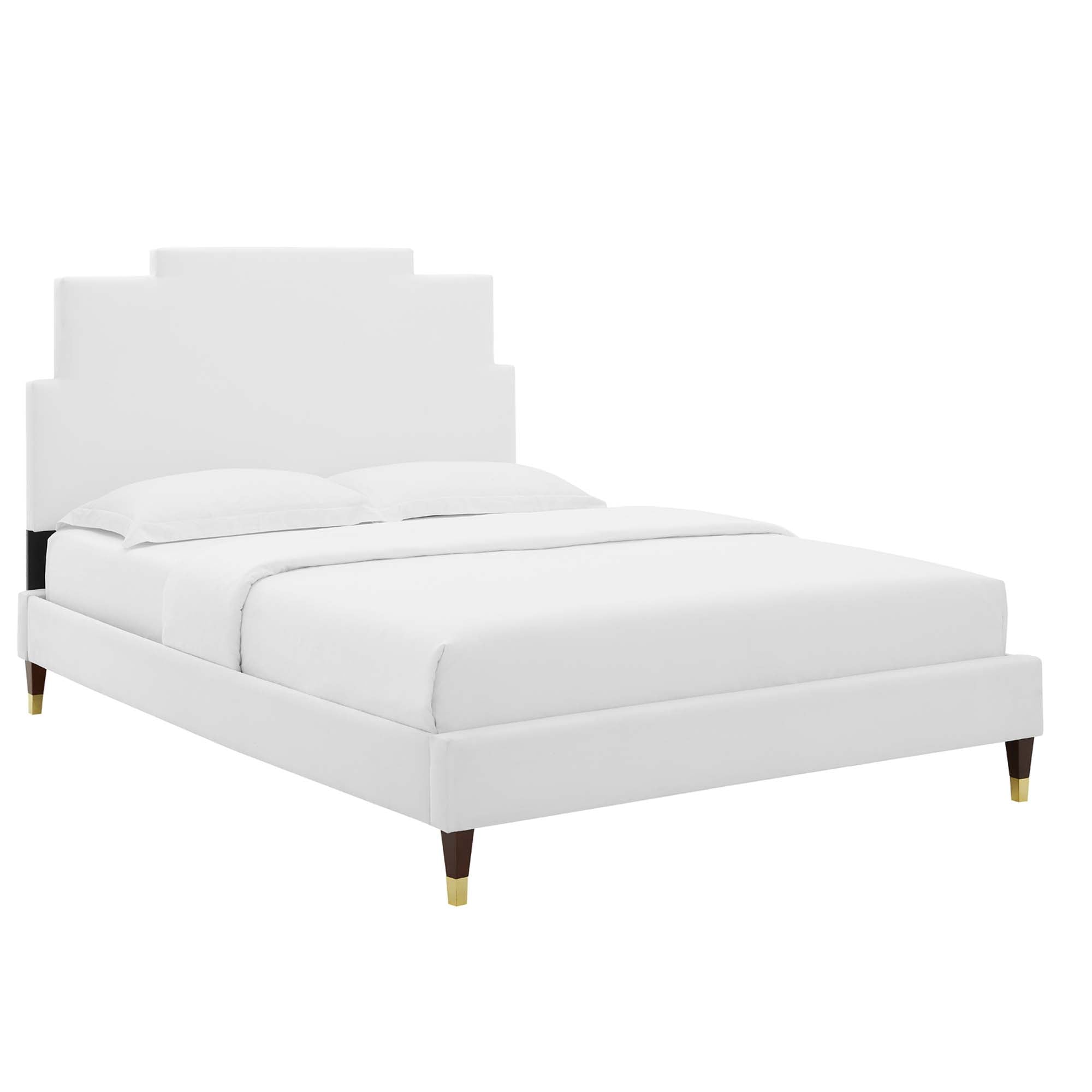 Lindsey Performance Velvet King Platform Bed