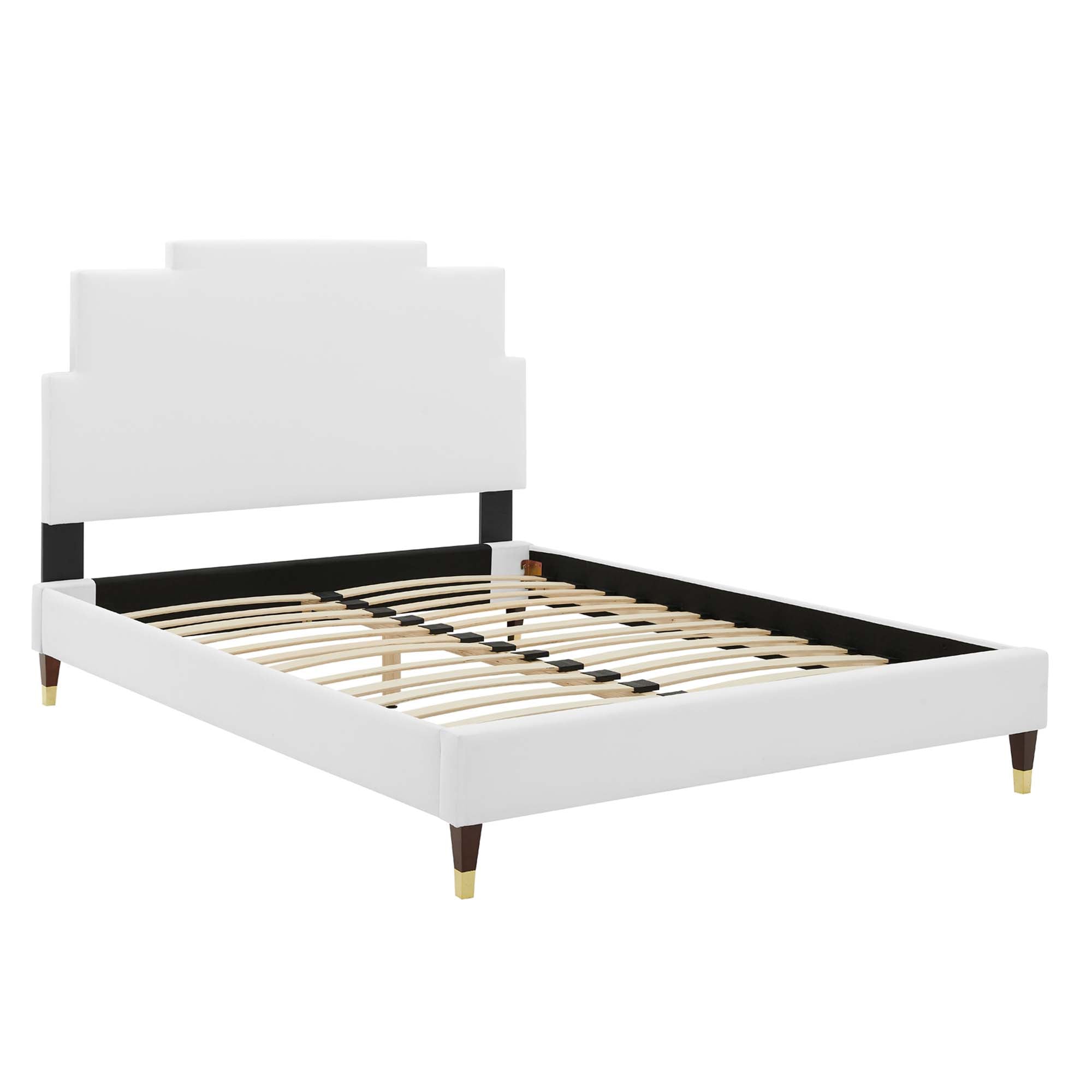 Lindsey Performance Velvet King Platform Bed