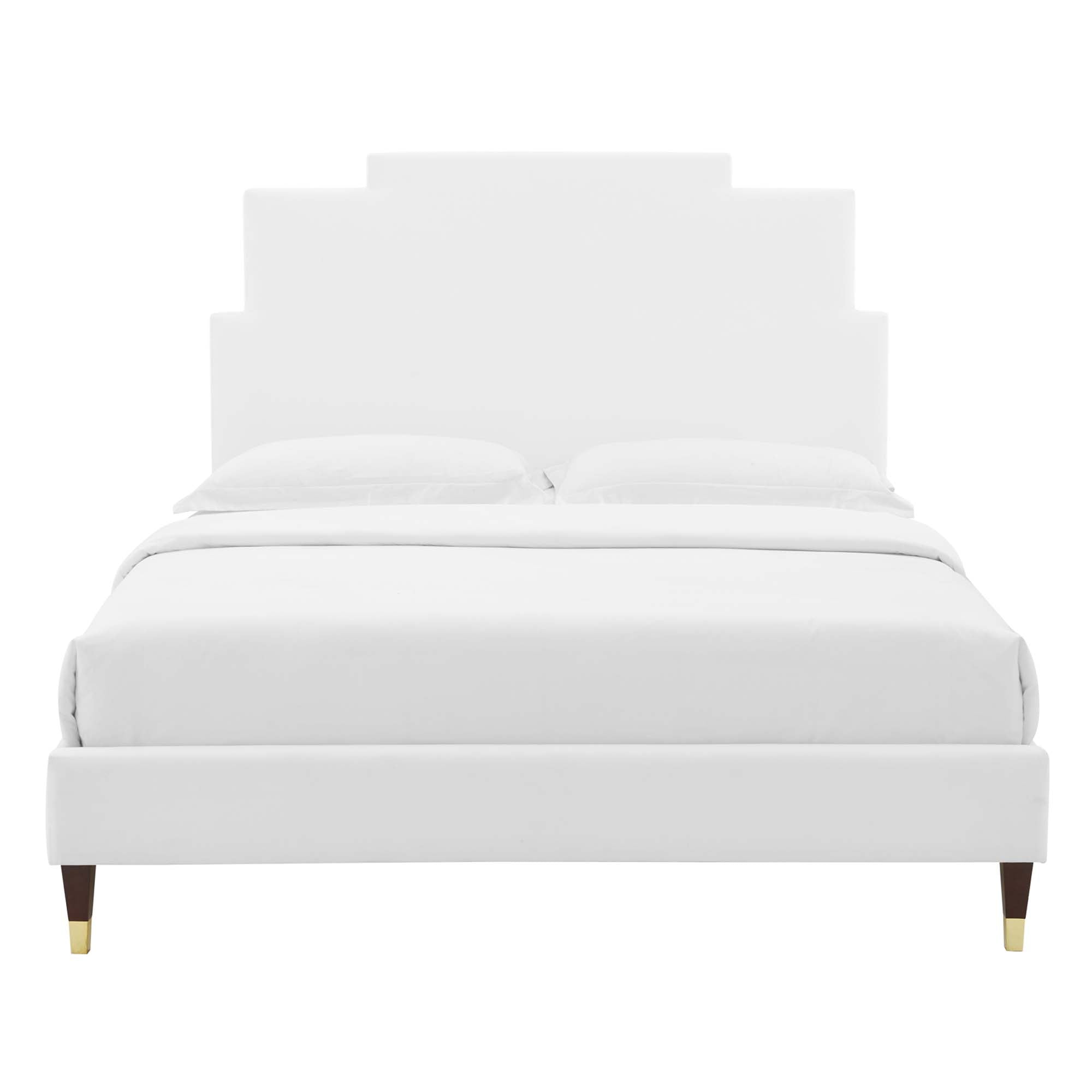 Lindsey Performance Velvet King Platform Bed