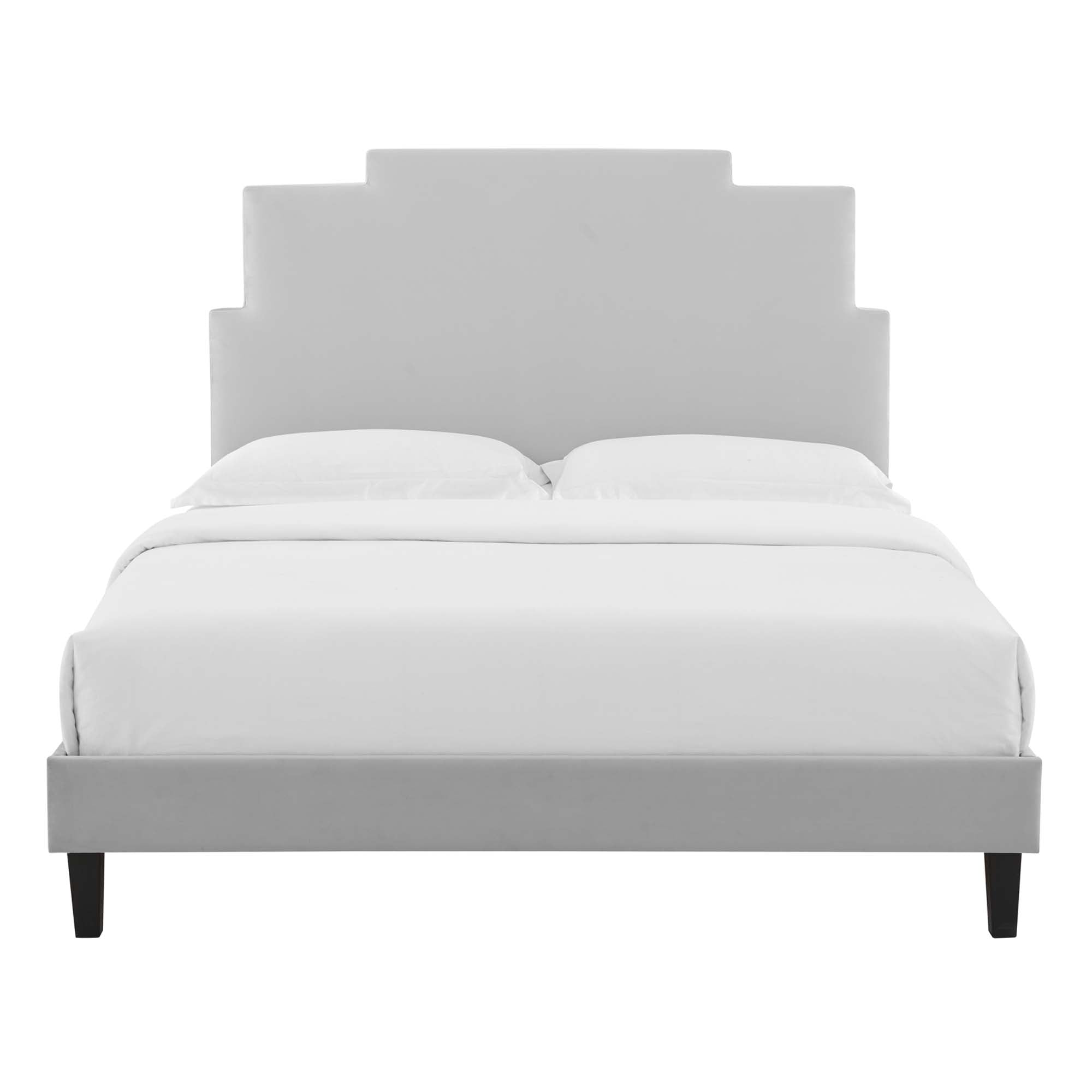 Lindsey Performance Velvet King Platform Bed