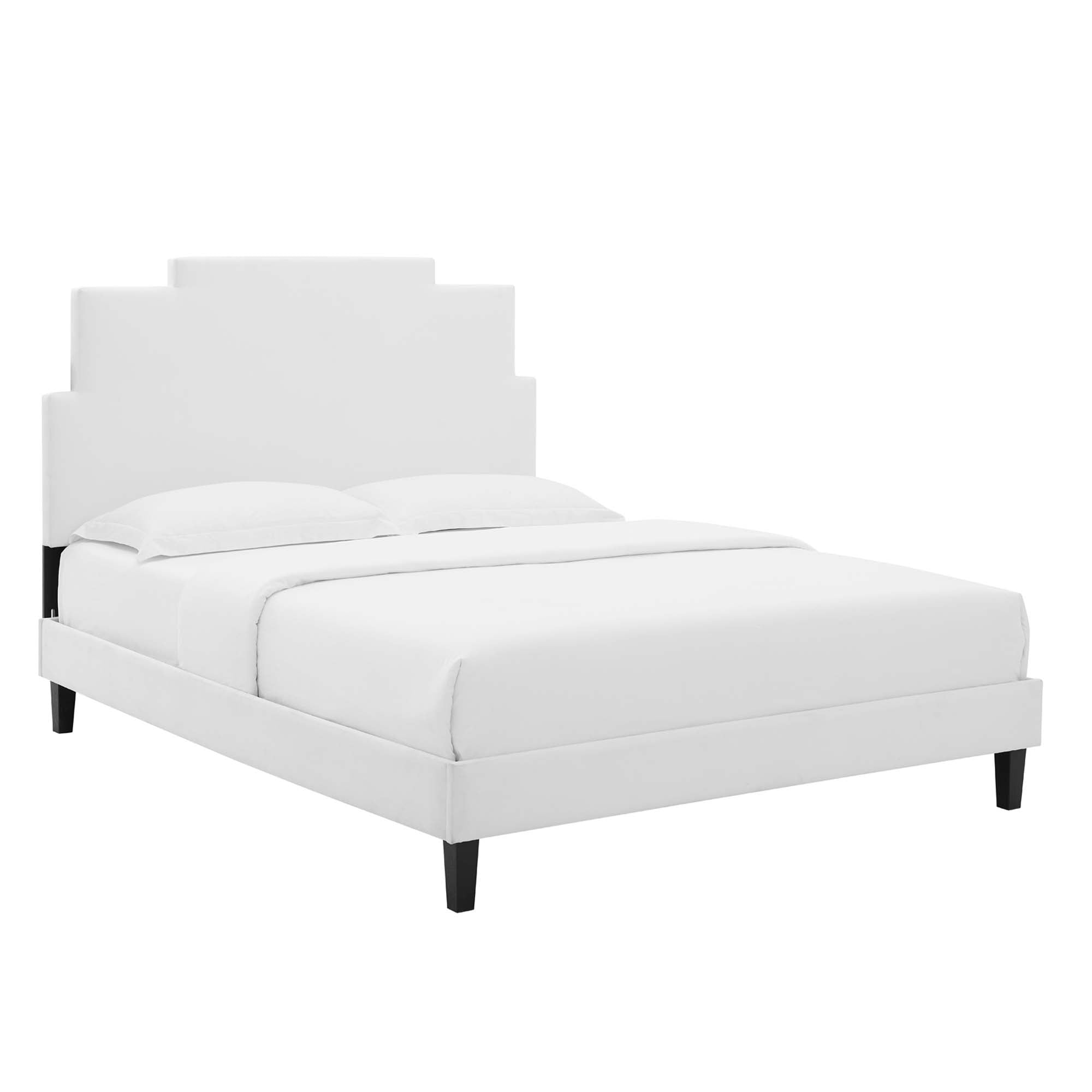 Lindsey Performance Velvet King Platform Bed