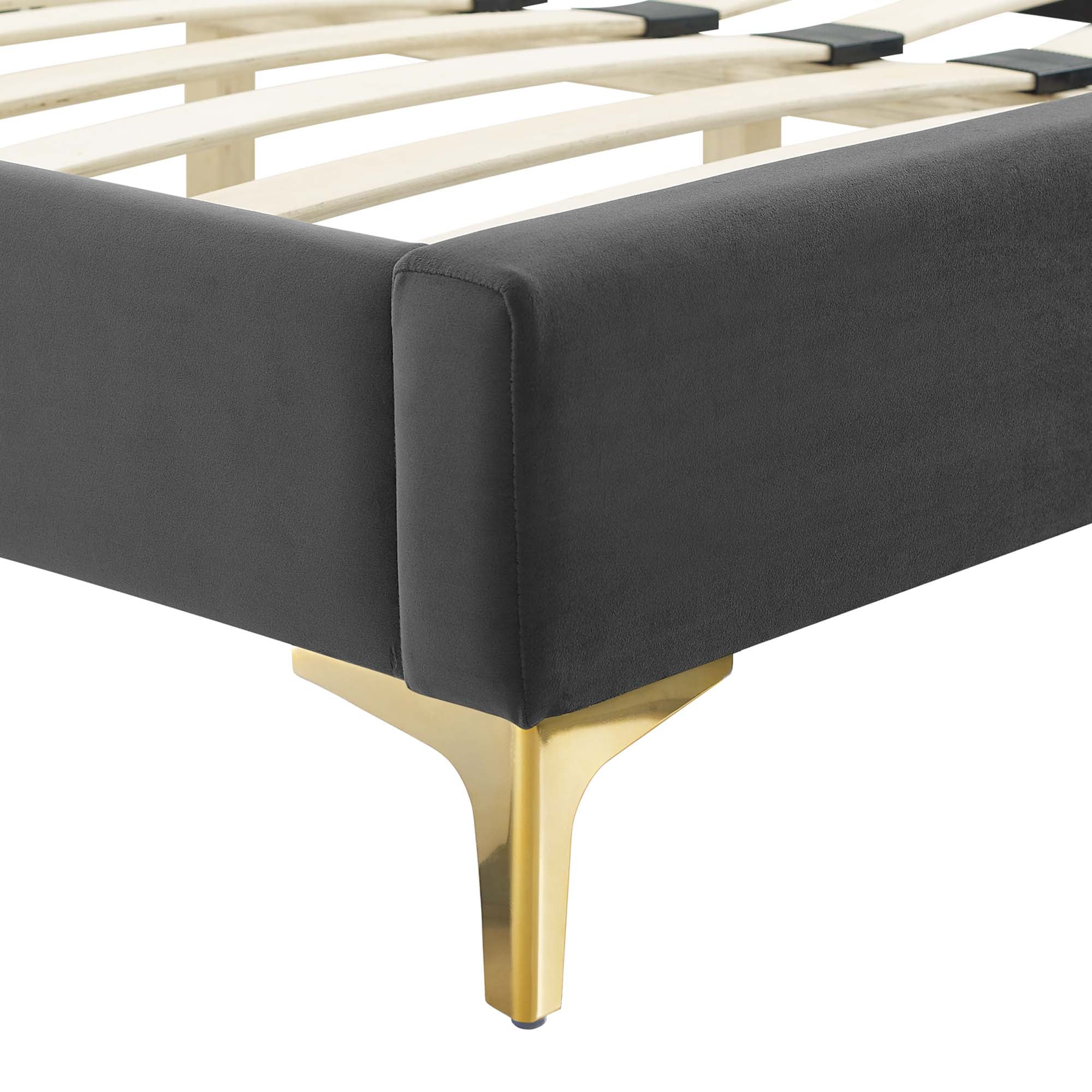 Alexandria Tufted Performance Velvet Full Platform Bed