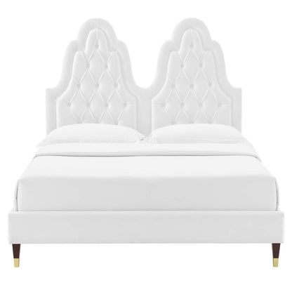 Alexandria Tufted Performance Velvet King Platform Bed
