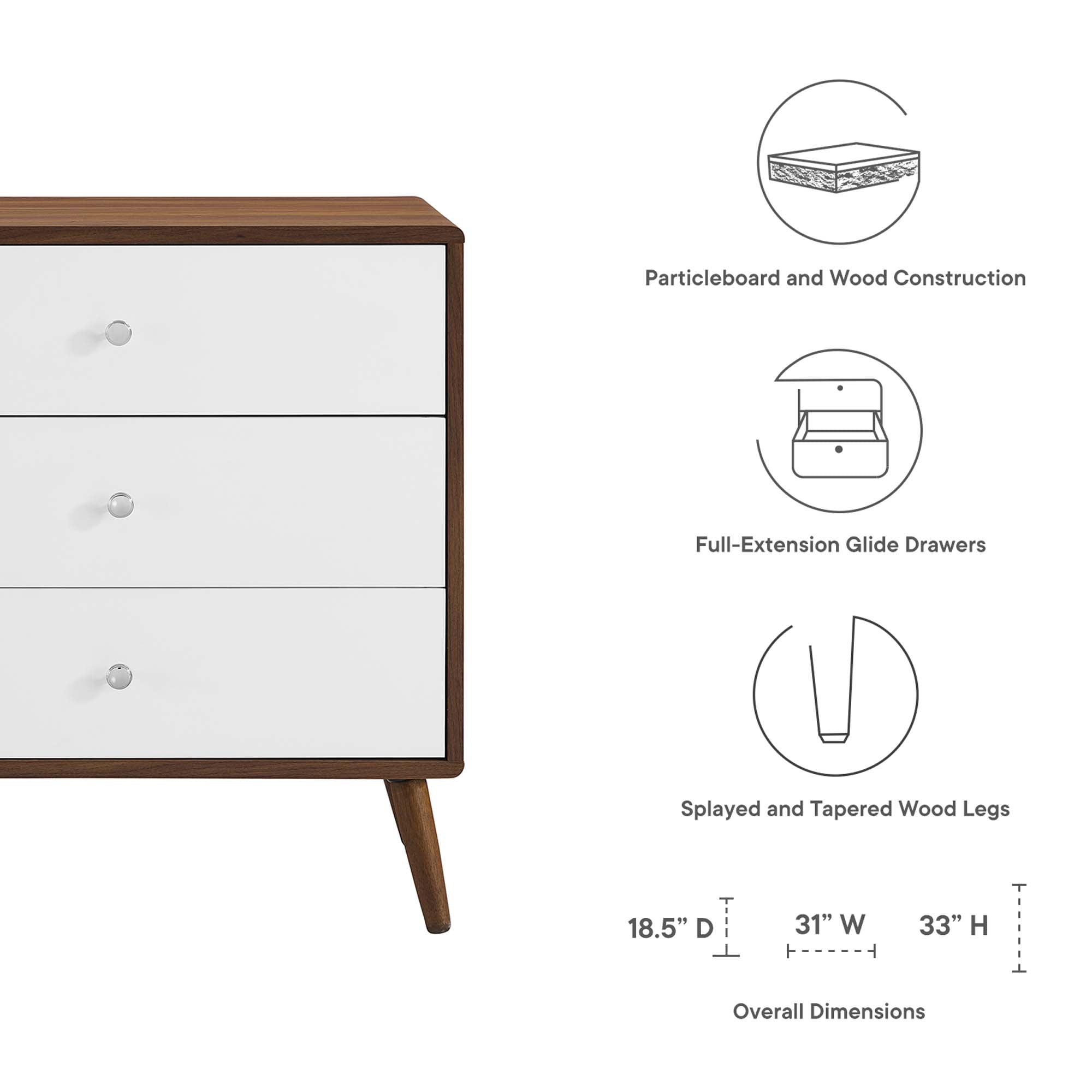 Transmit 3-Drawer Chest