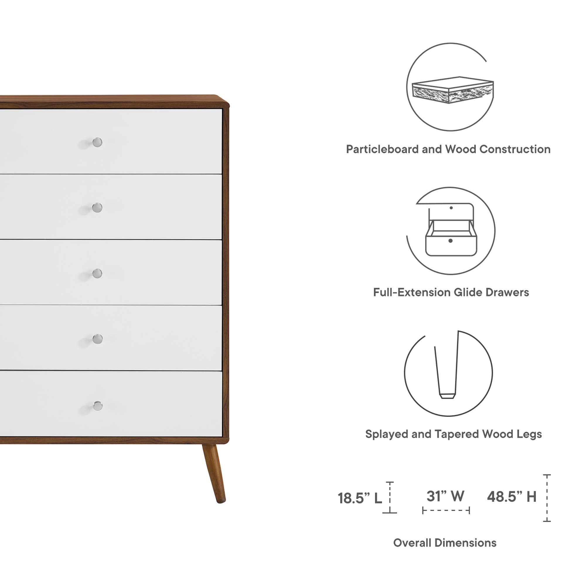 Transmit 5-Drawer Chest