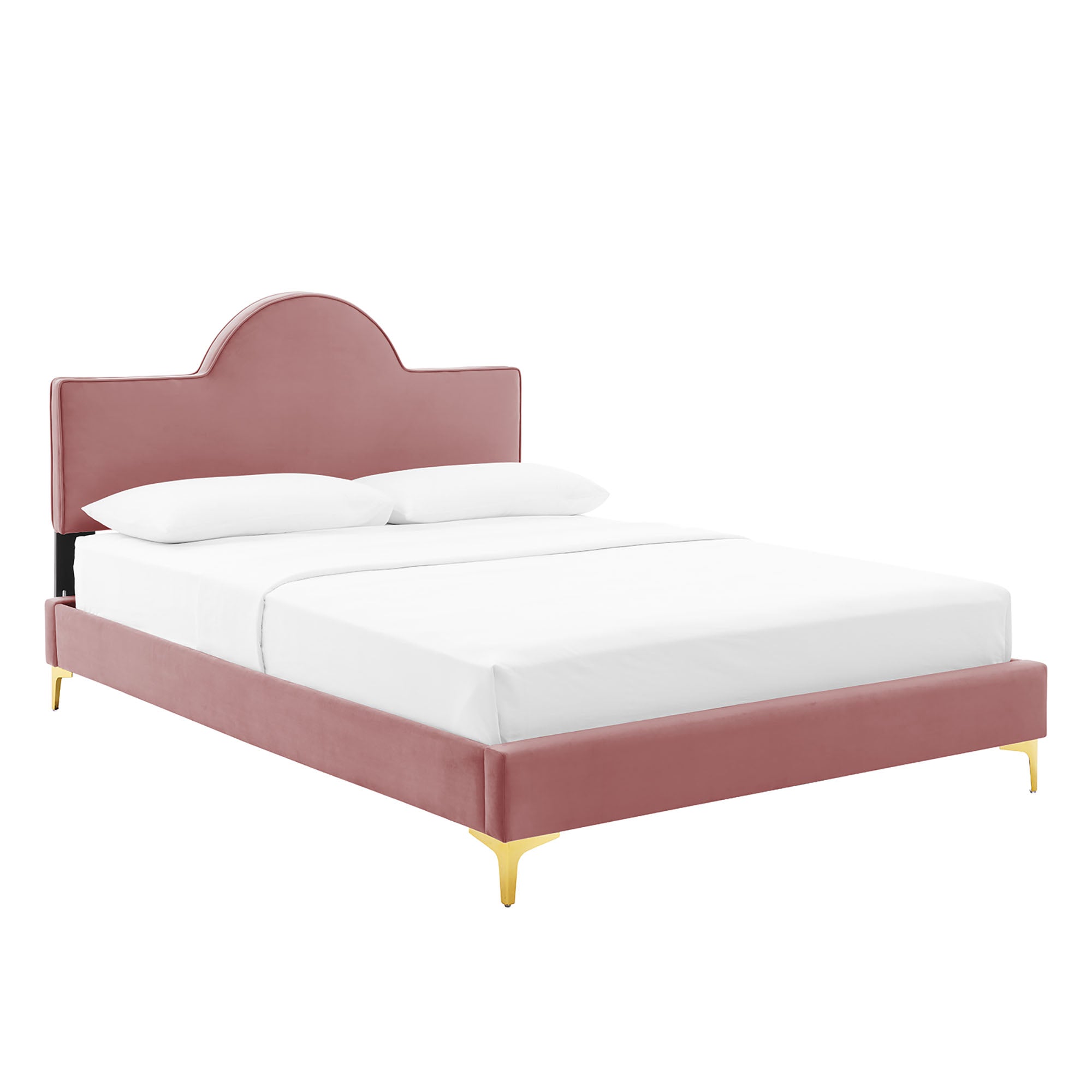 Sunny Performance Velvet Twin Bed