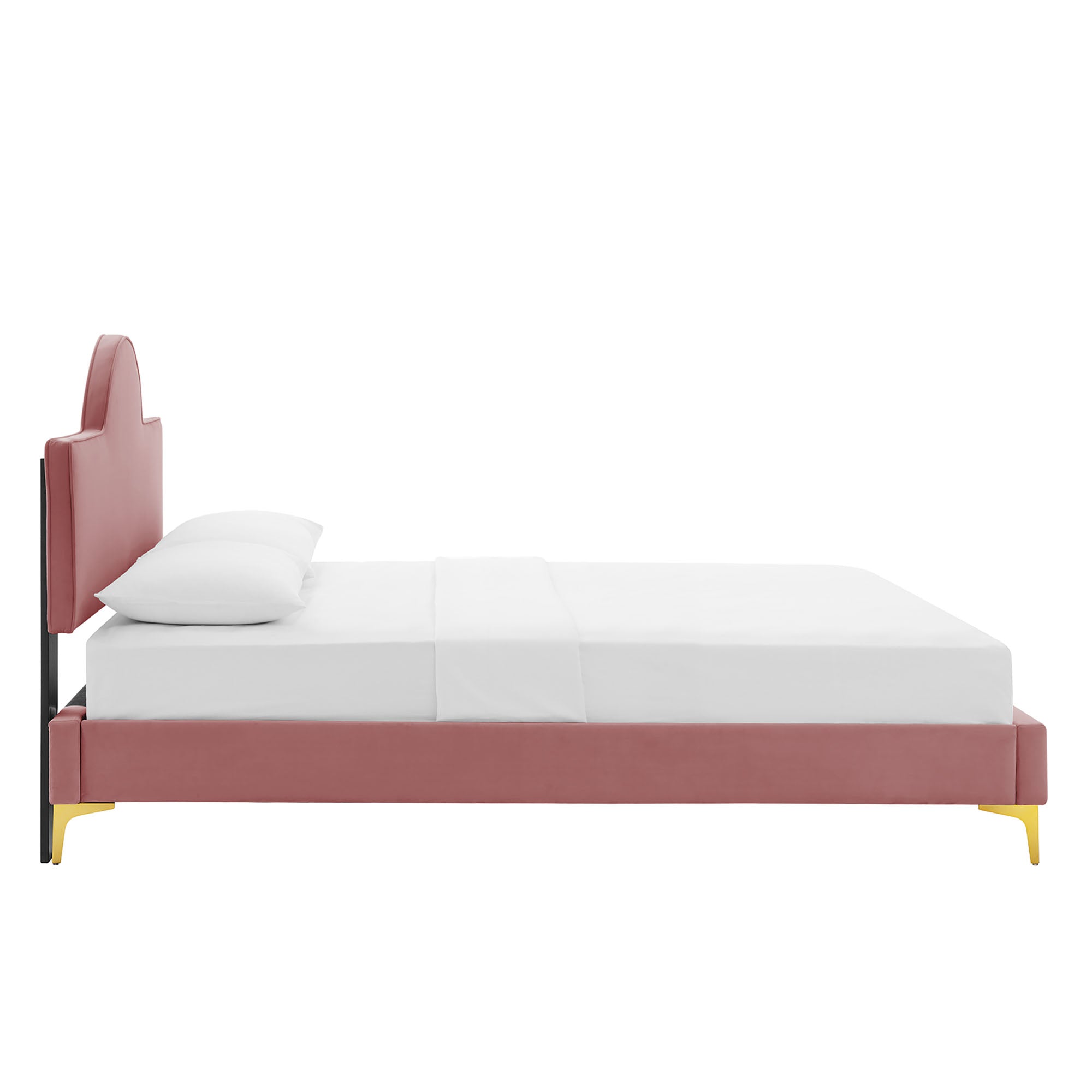 Sunny Performance Velvet Twin Bed