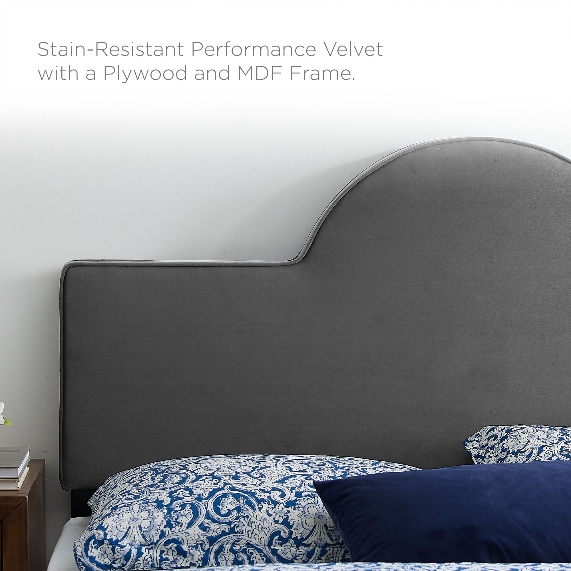 Sunny Performance Velvet Full Bed