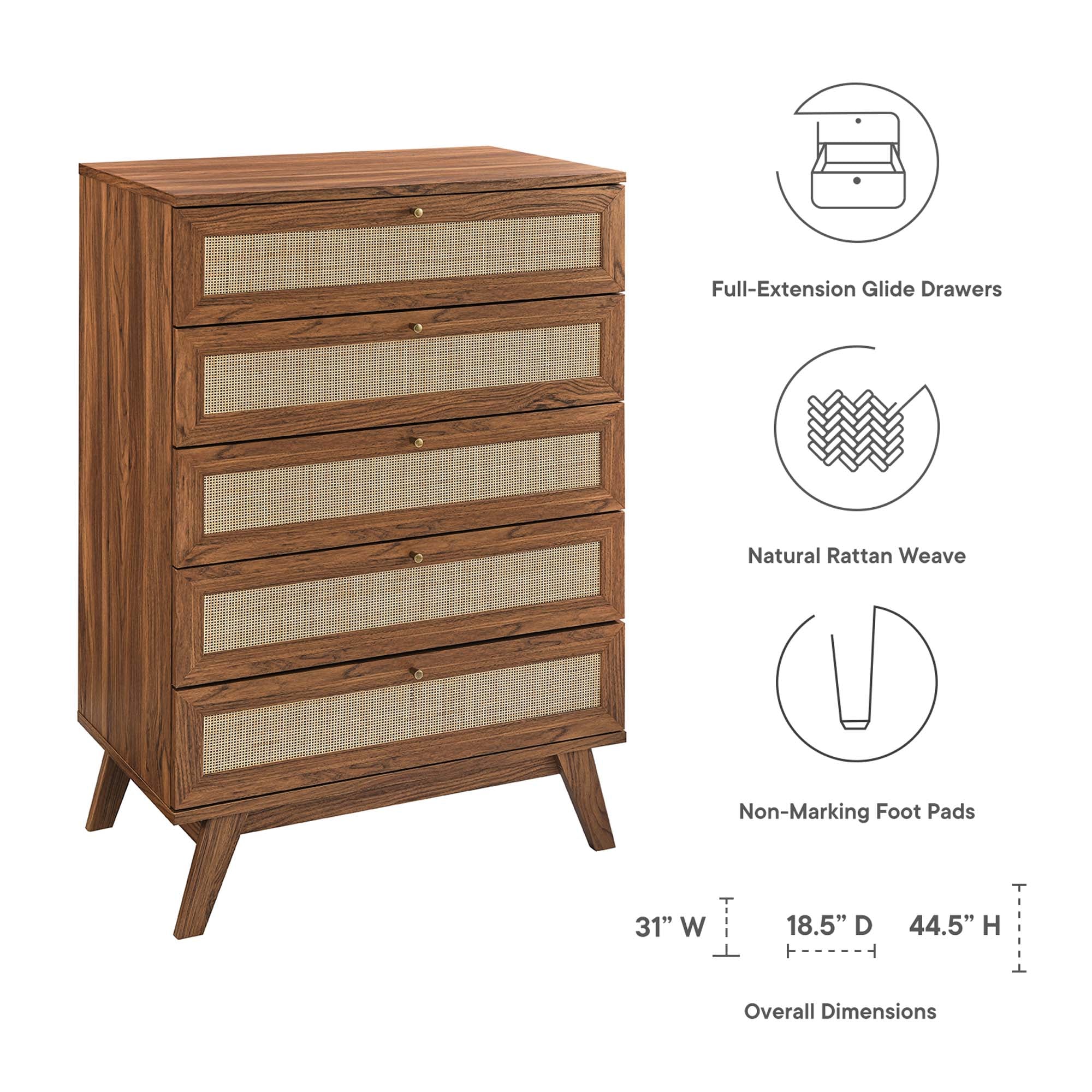 Soma 5-Drawer Chest