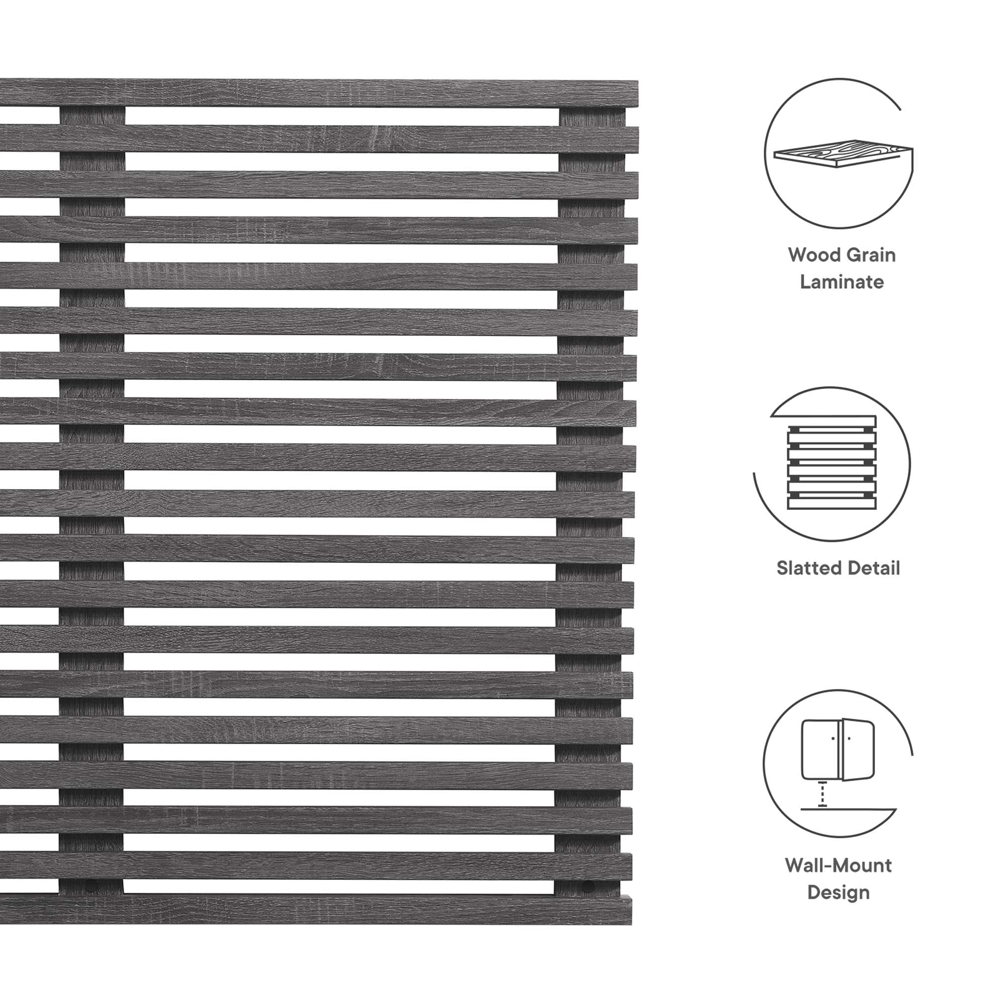 Render Wall Mount Twin Headboard