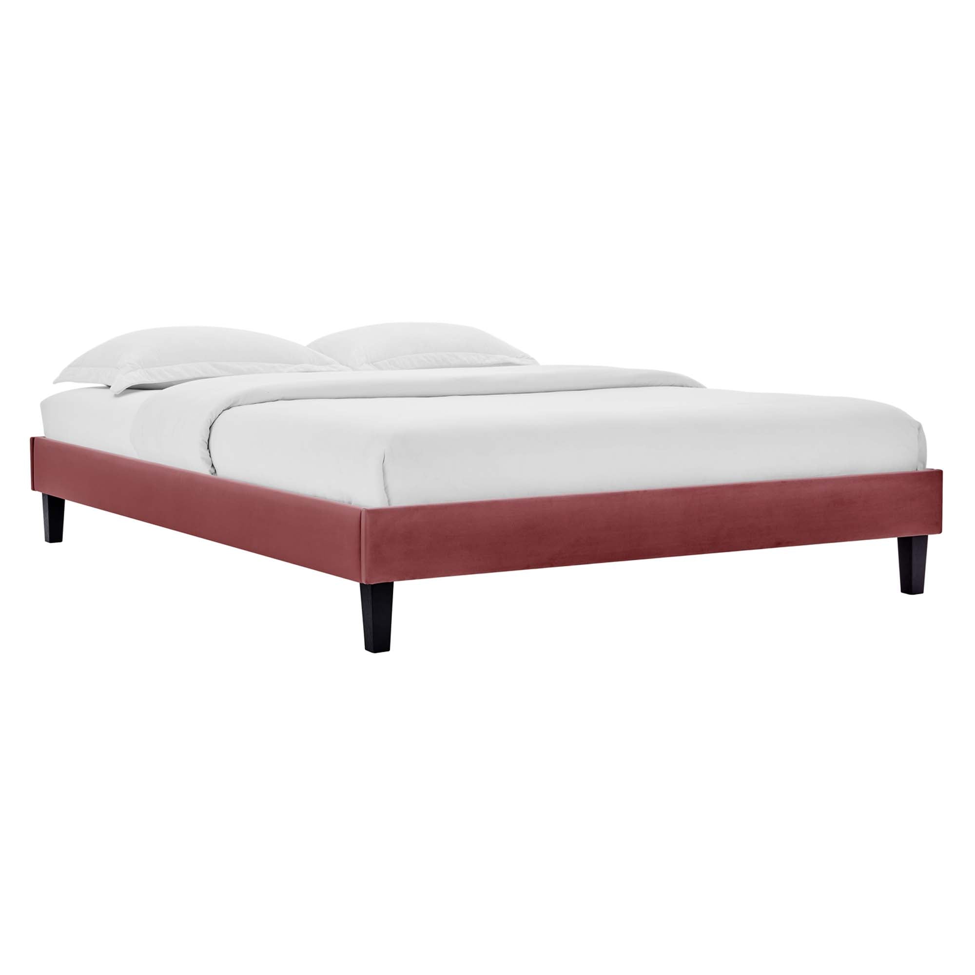 Colette King Performance Velvet Platform Bed