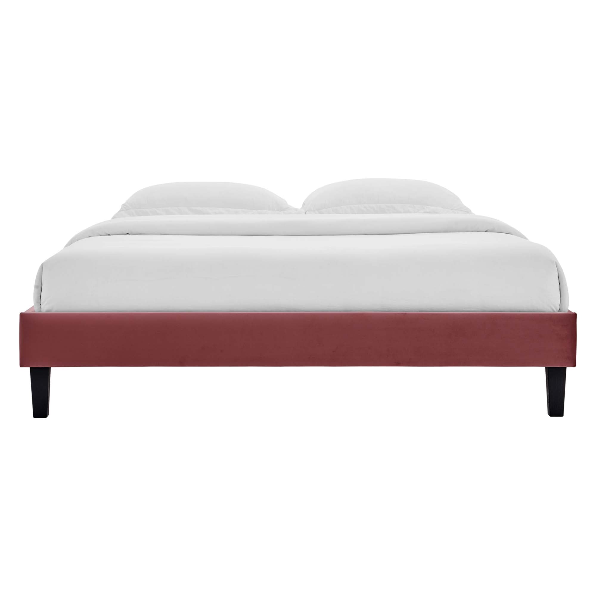 Colette King Performance Velvet Platform Bed