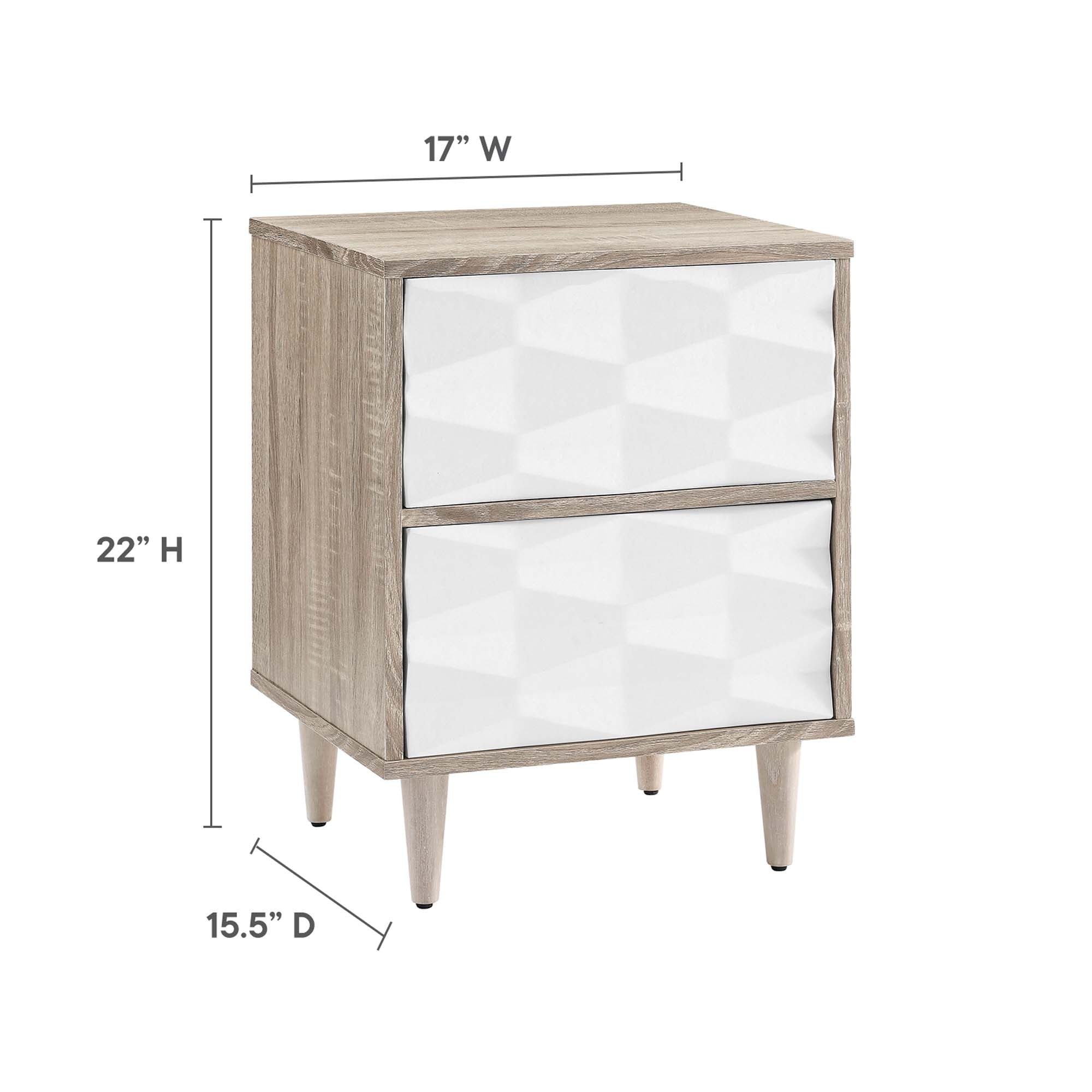 Vespera 2-Drawer Nightstand