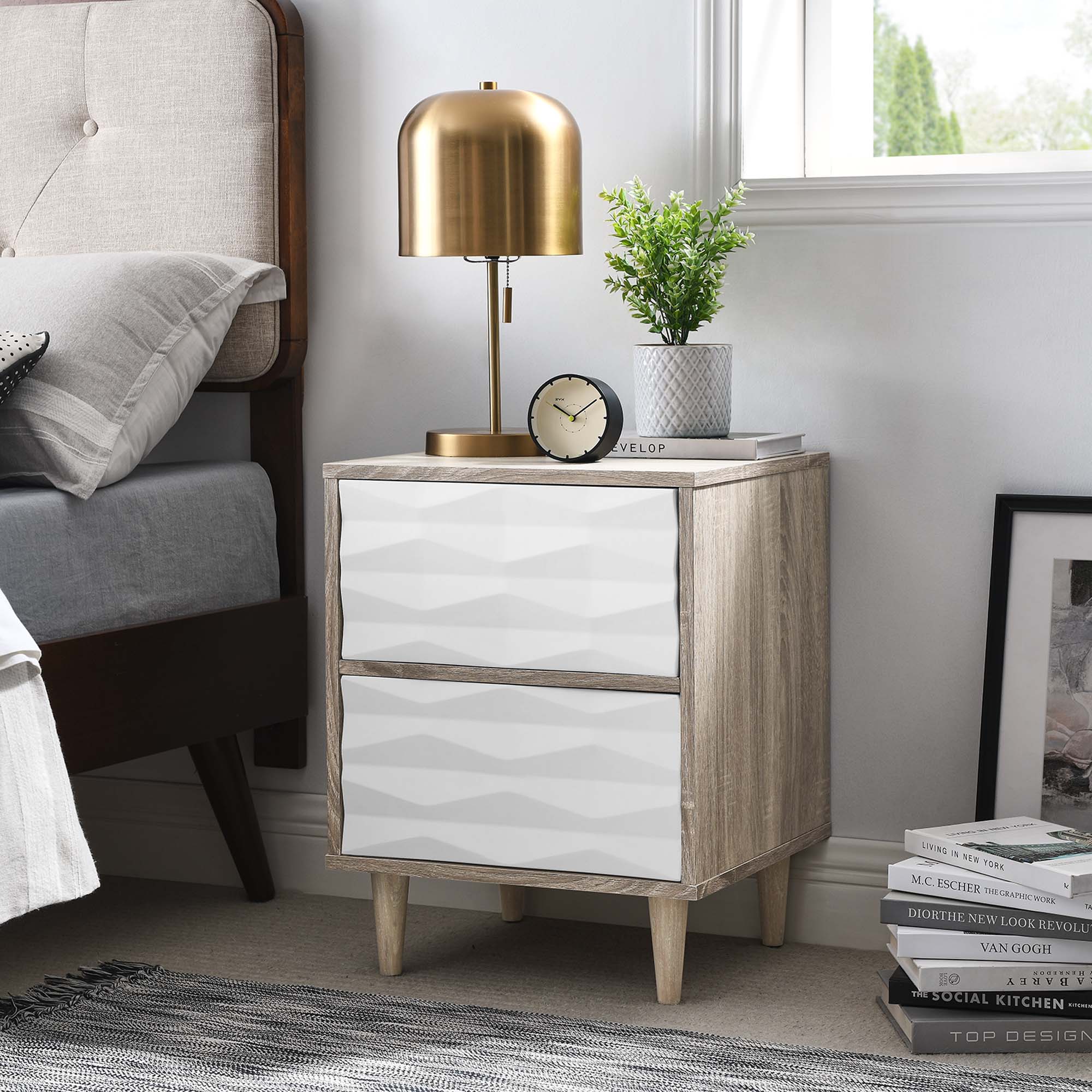 Vespera 2-Drawer Nightstand