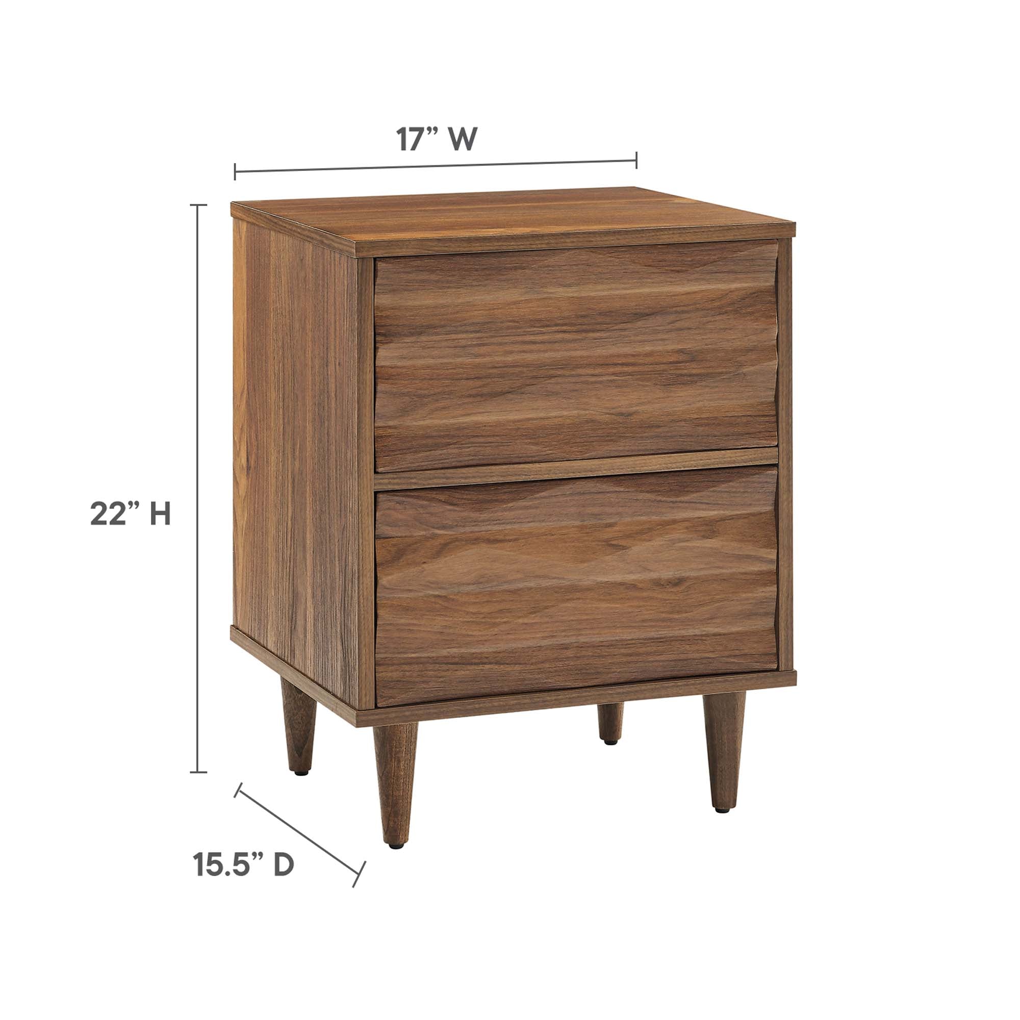 Vespera 2-Drawer Nightstand