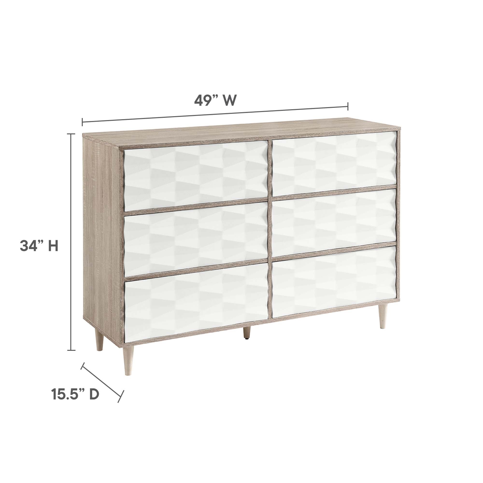 Vespera 6-Drawer Dresser