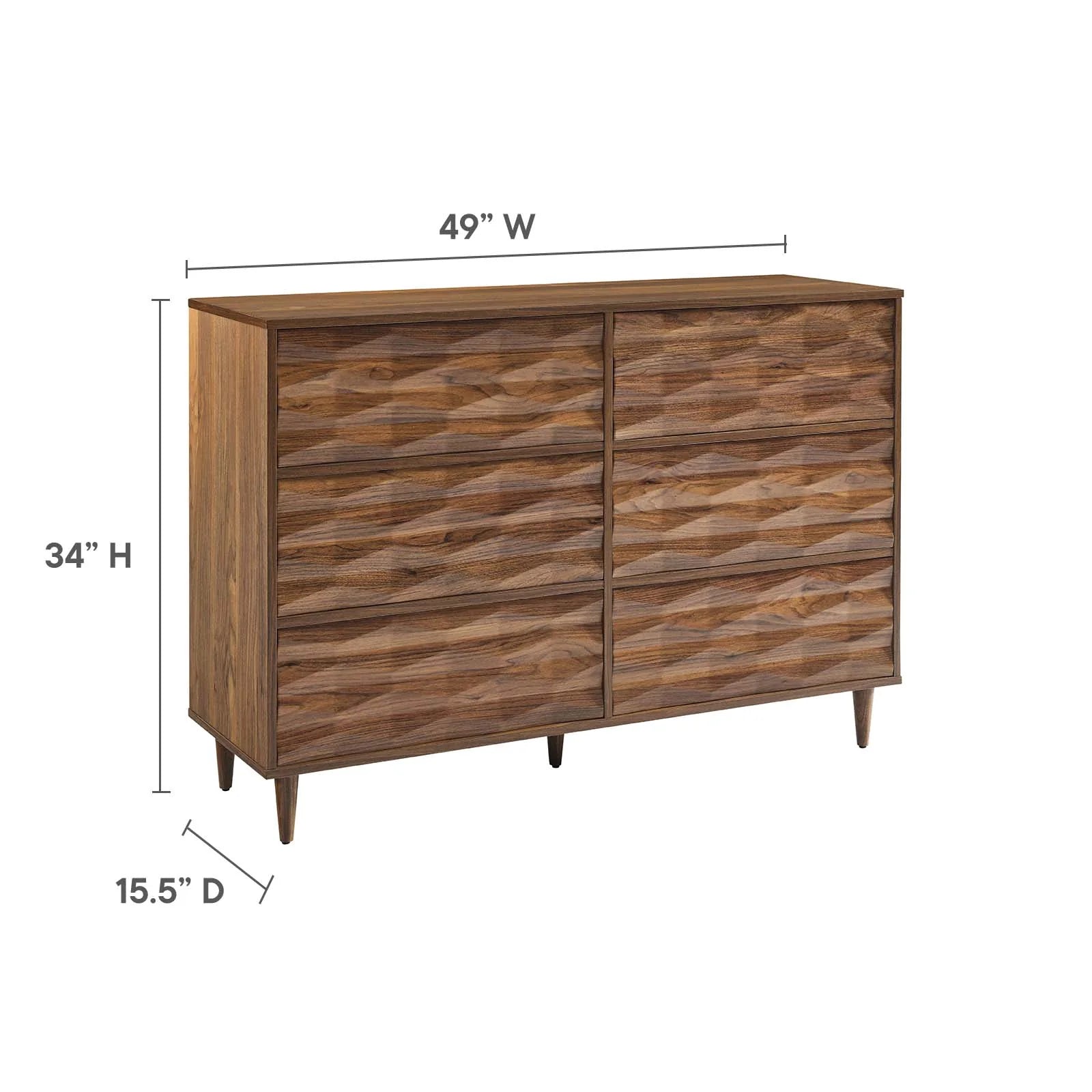 Vanessa 6-Drawer Dresser