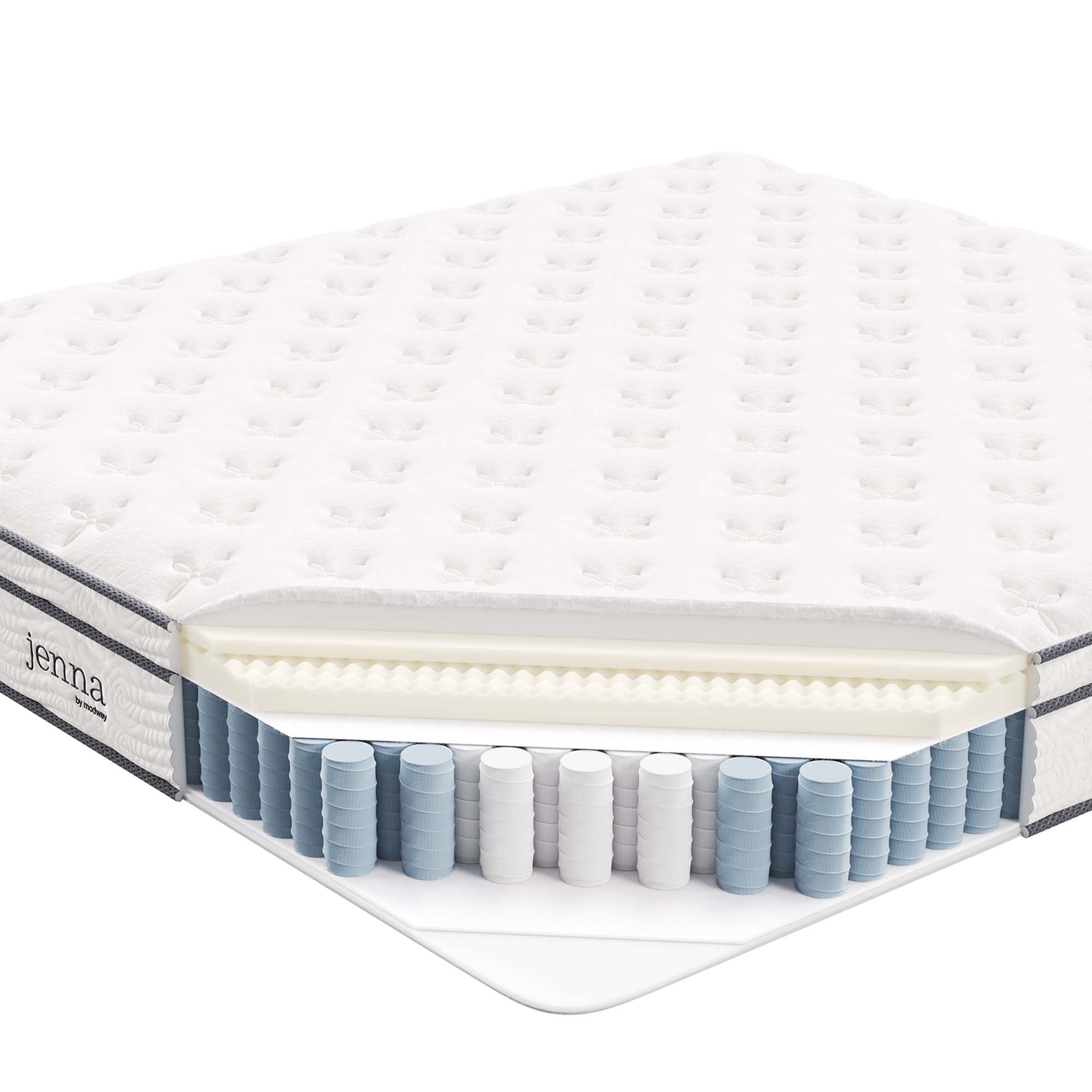 Jenna 12" Innerspring and Foam California King Mattress