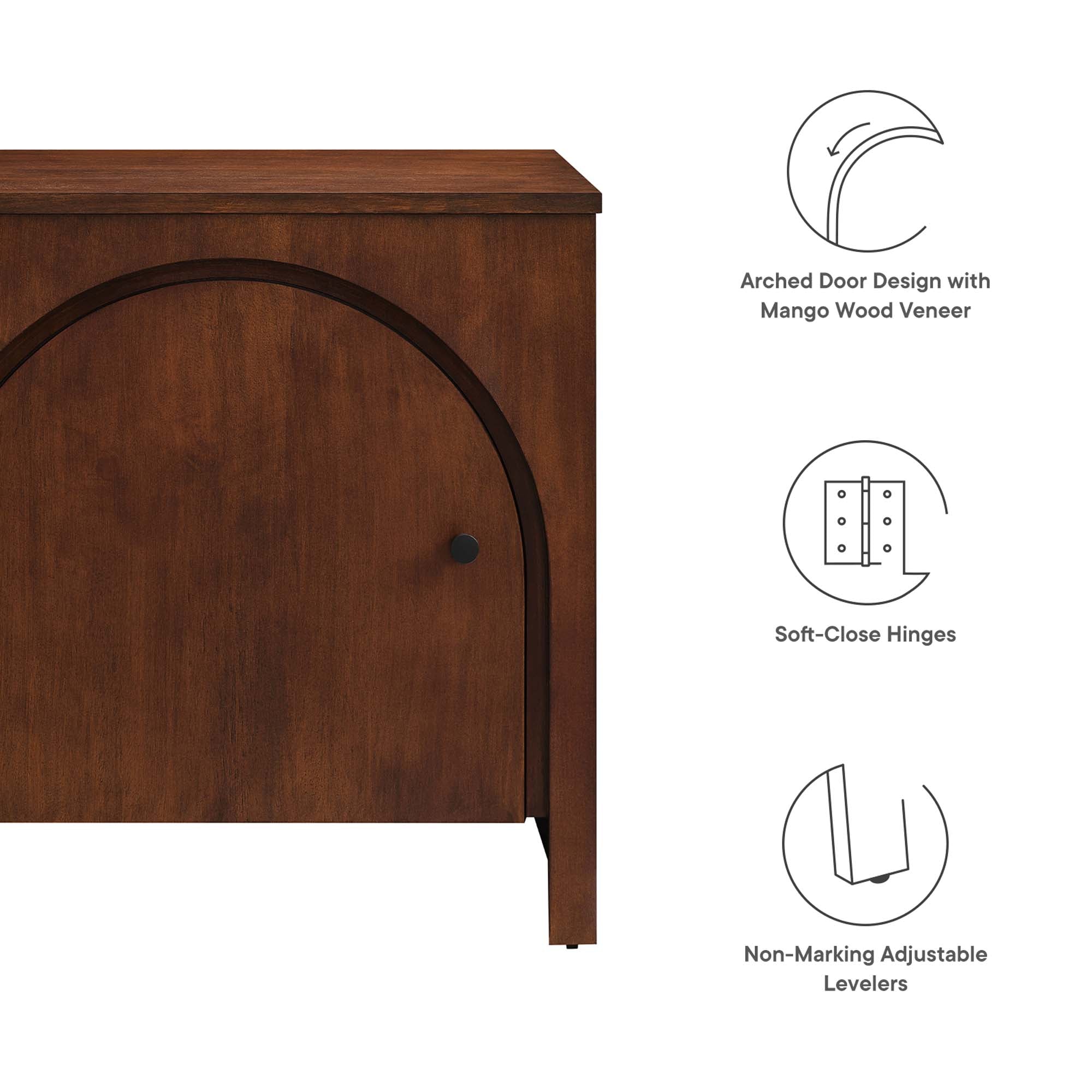 Appia Arched Door Nightstand