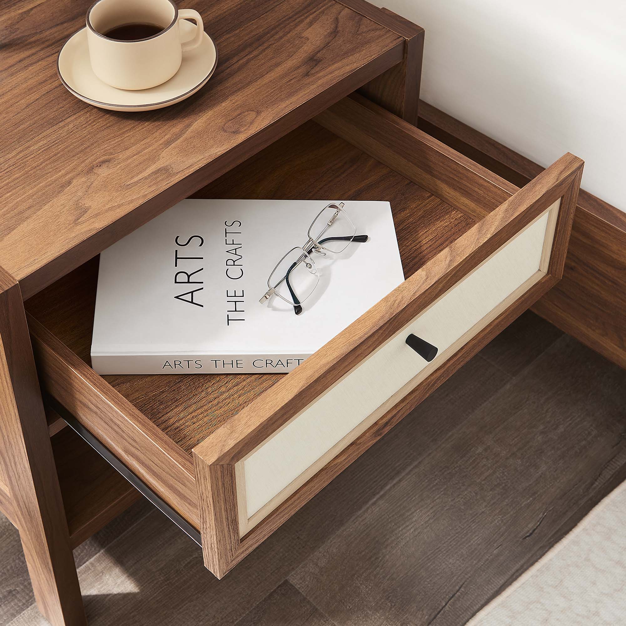 Capri Wood Grain Nightstand