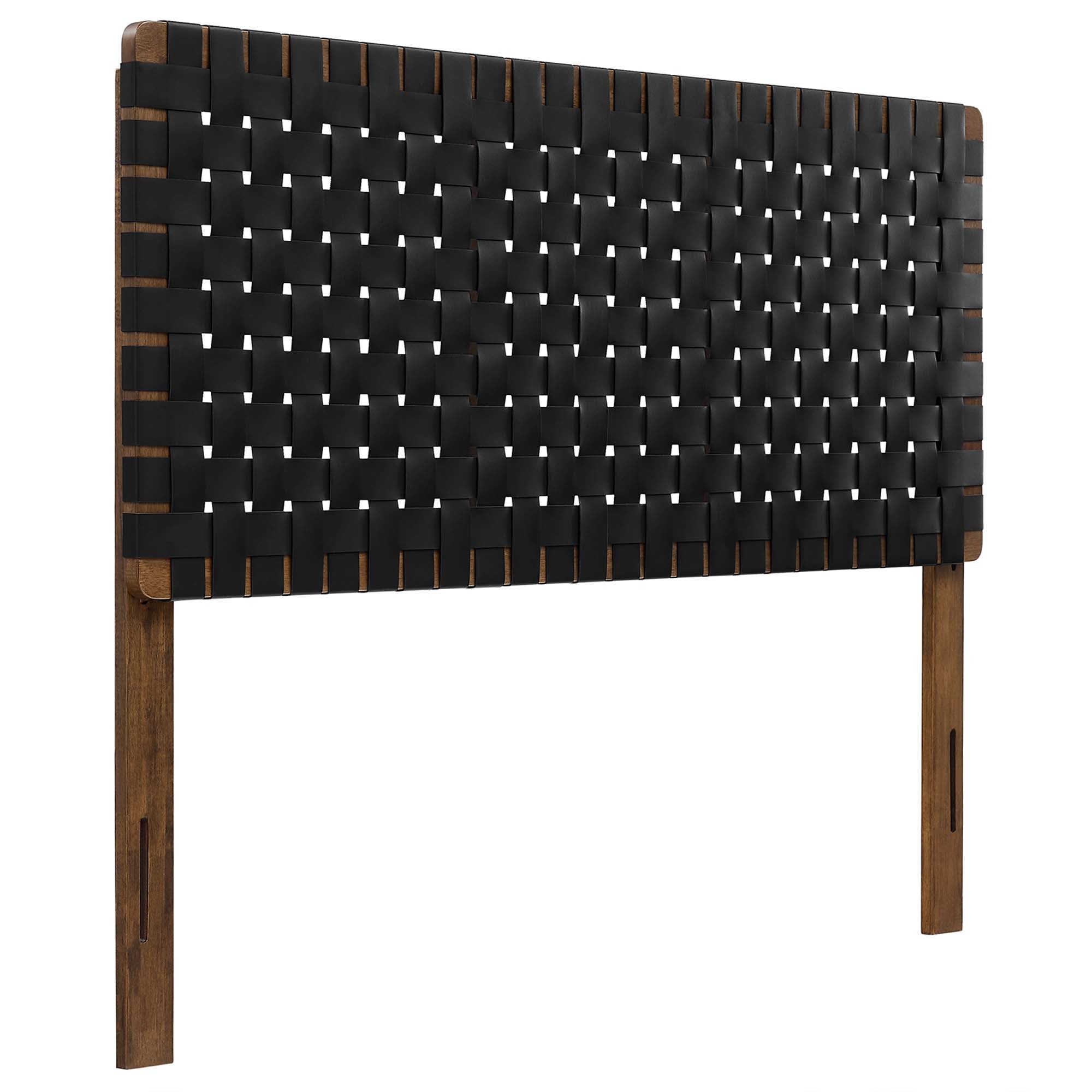 Sparta Weave Full Vegan Leather Headboard