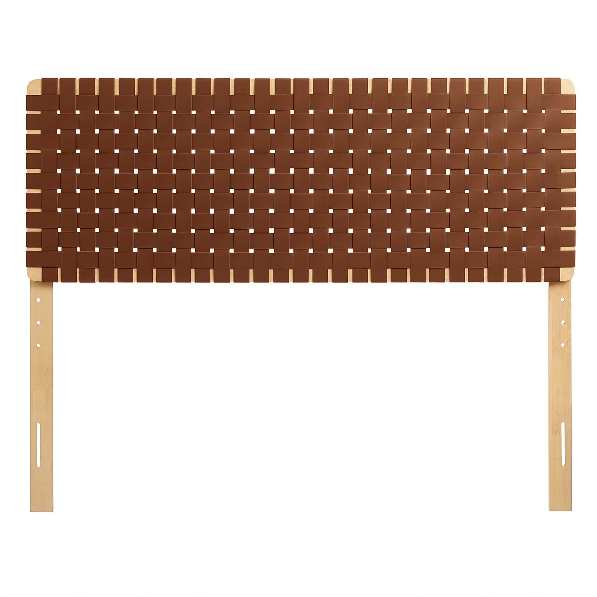 Sparta Weave Queen Vegan Leather Headboard