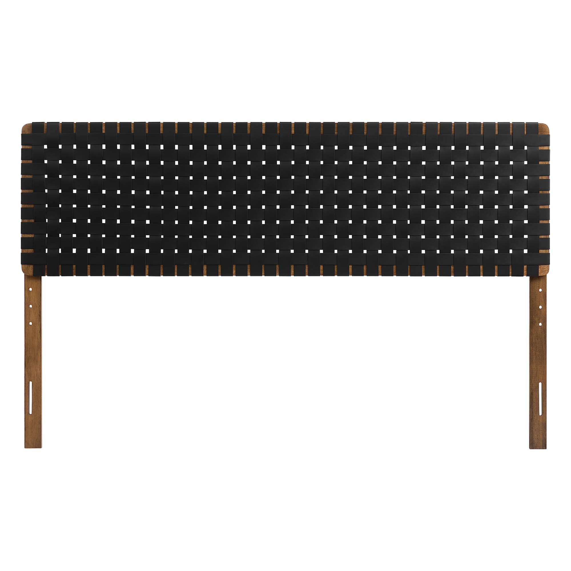 Sparta Weave King Vegan Leather Headboard