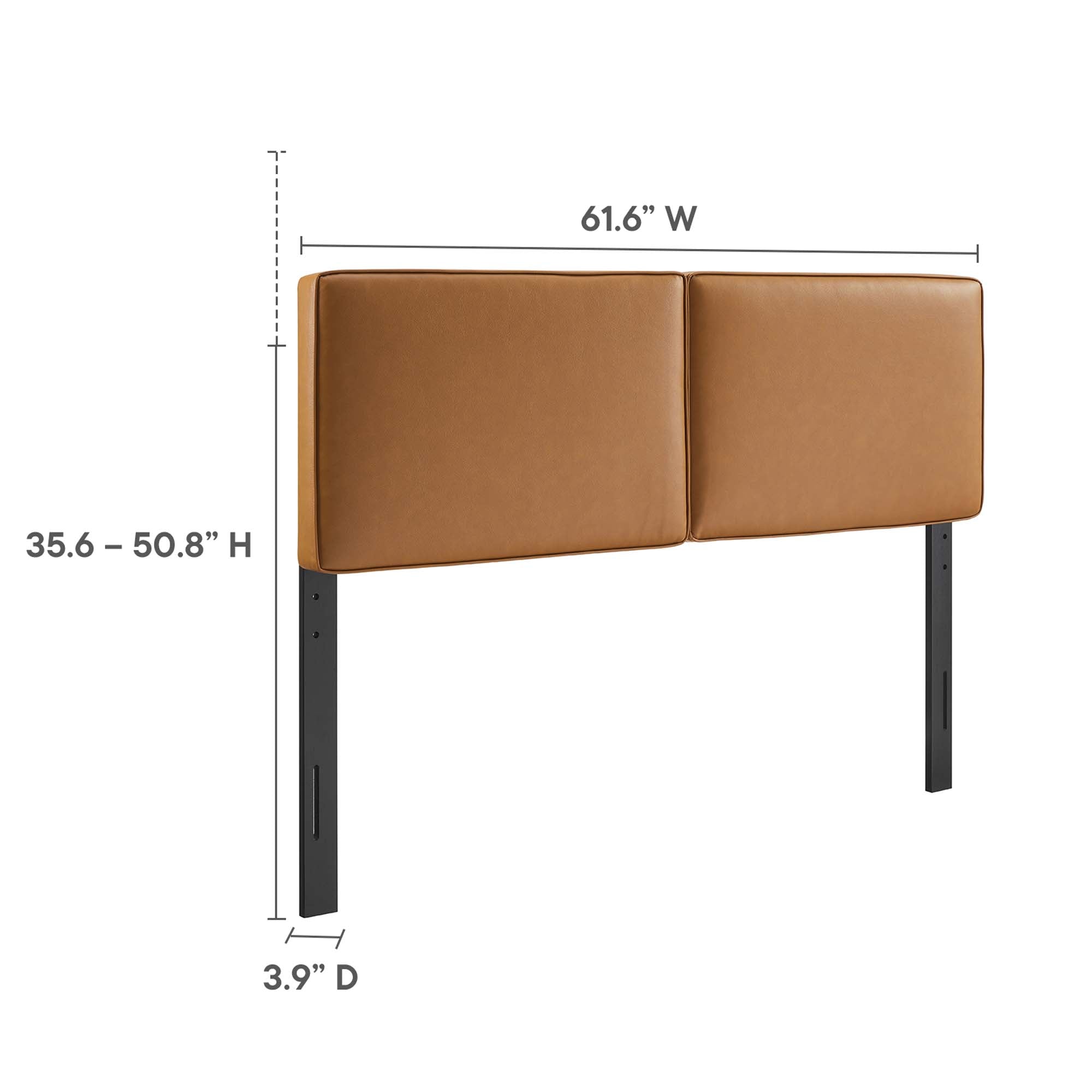 Lindee Vegan Leather Queen Headboard