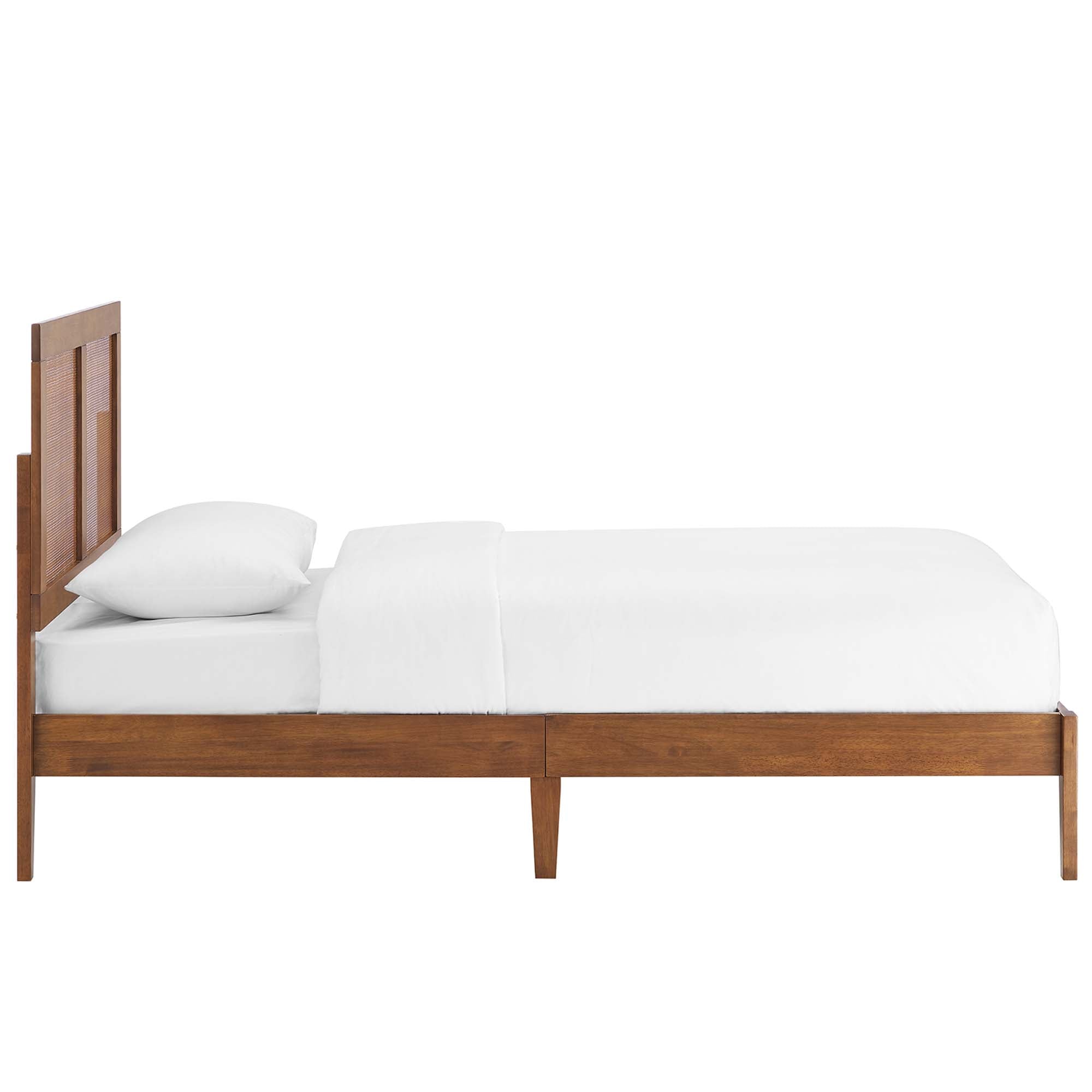 Sirocco Rattan and Wood Twin Platform Bed