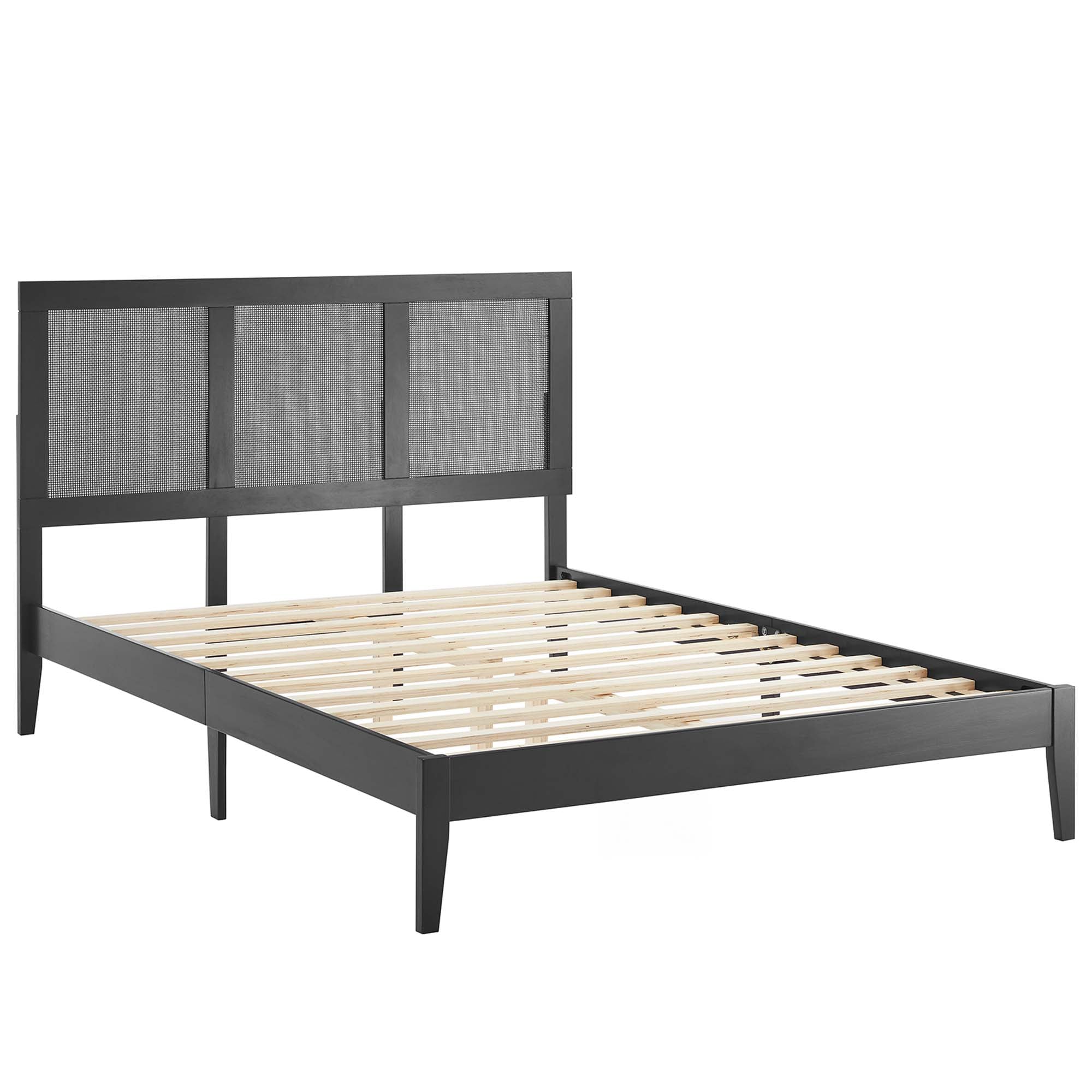 Sirocco Rattan and Wood Full Platform Bed