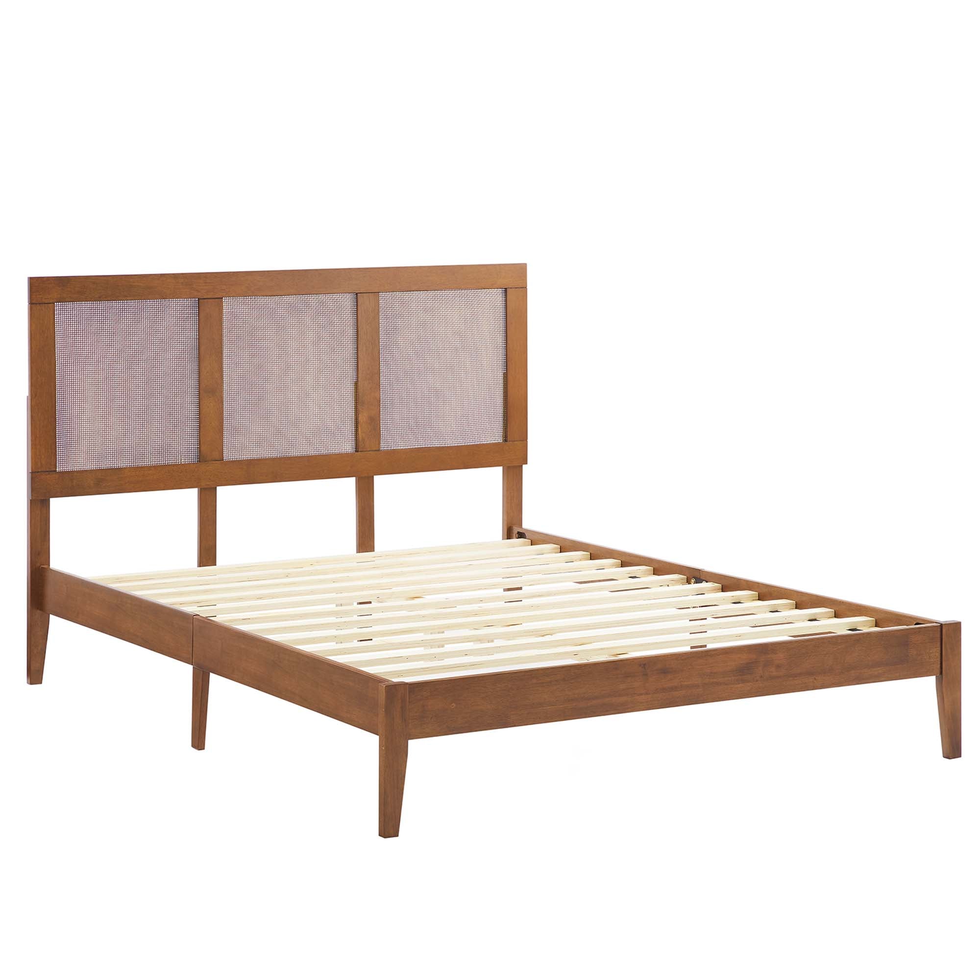 Sirocco Rattan and Wood Full Platform Bed