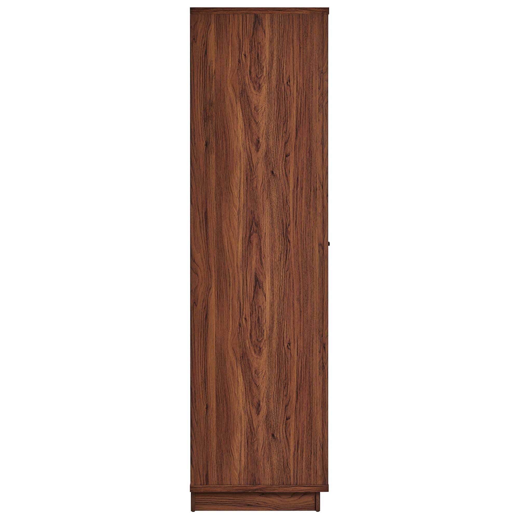 Capri 70" Tall Wood Grain Storage Cabinet