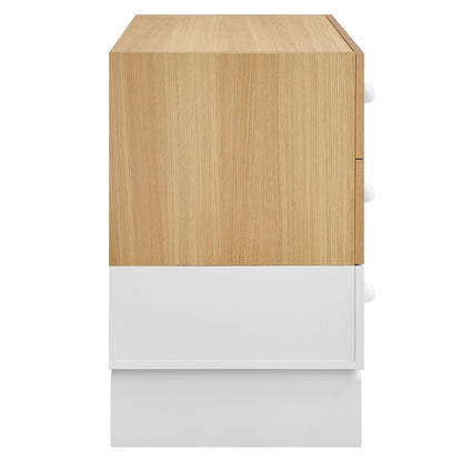 Nolia 3-Drawer Color Block Dresser