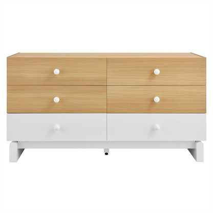 Nolia 6-Drawer Color Block Dresser