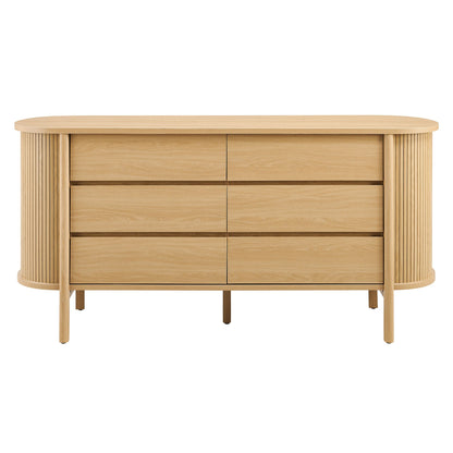 Cadence 6-Drawer Curved Dresser