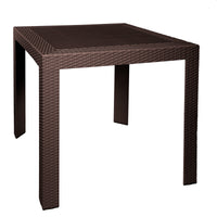 Hans 31" Weave Design Outdoor Dining Table