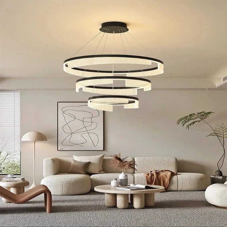 Mae Led Ring Chandelier