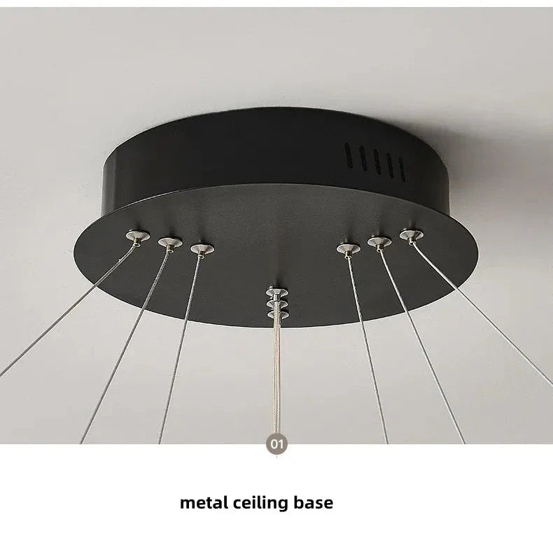 Mae Led Ring Chandelier